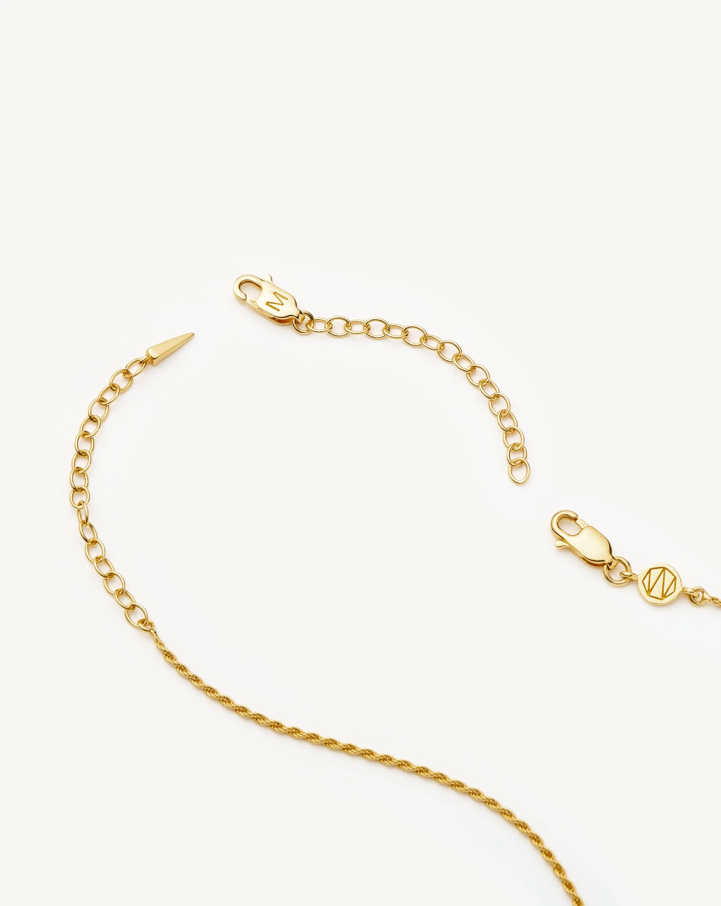 Adjustable Chain Necklace Extender | 18ct Recycled Gold Vermeil - Image 2