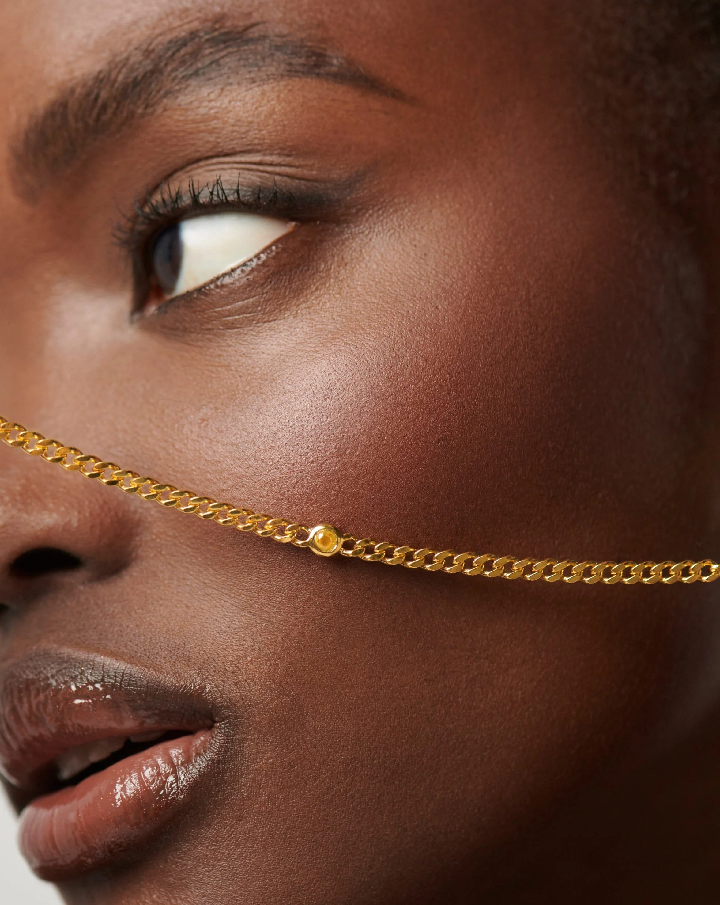 November Birthstone Chain Bracelet | 18ct Gold Plated Vermeil/Citrine - Image 3