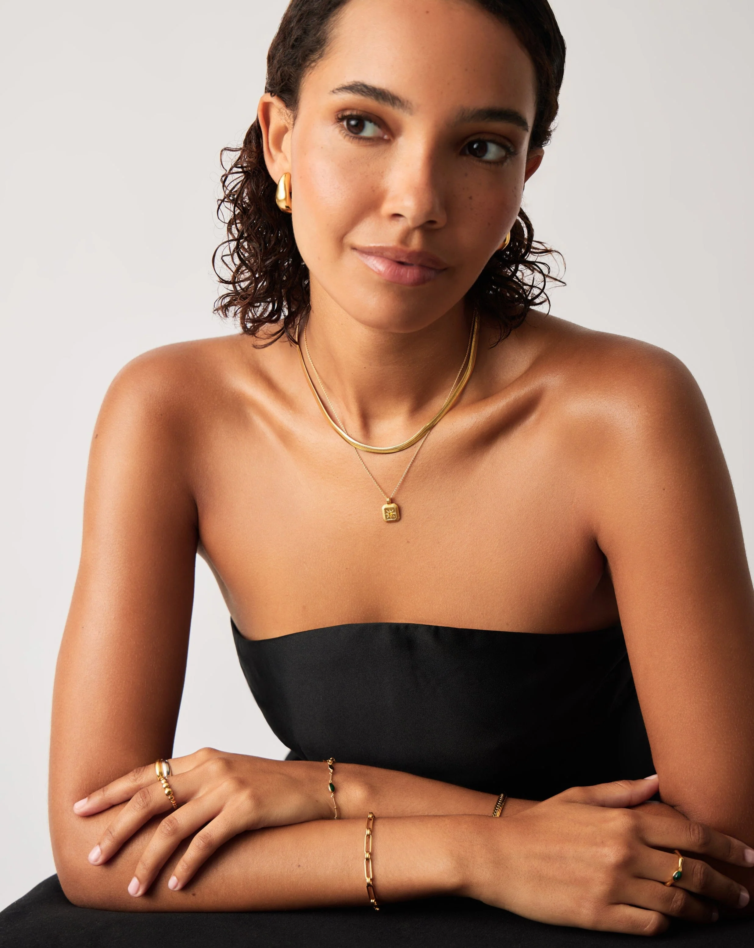 November Birthstone Pendant Necklace | 18ct Gold Vermeil/Citrine - Image 2