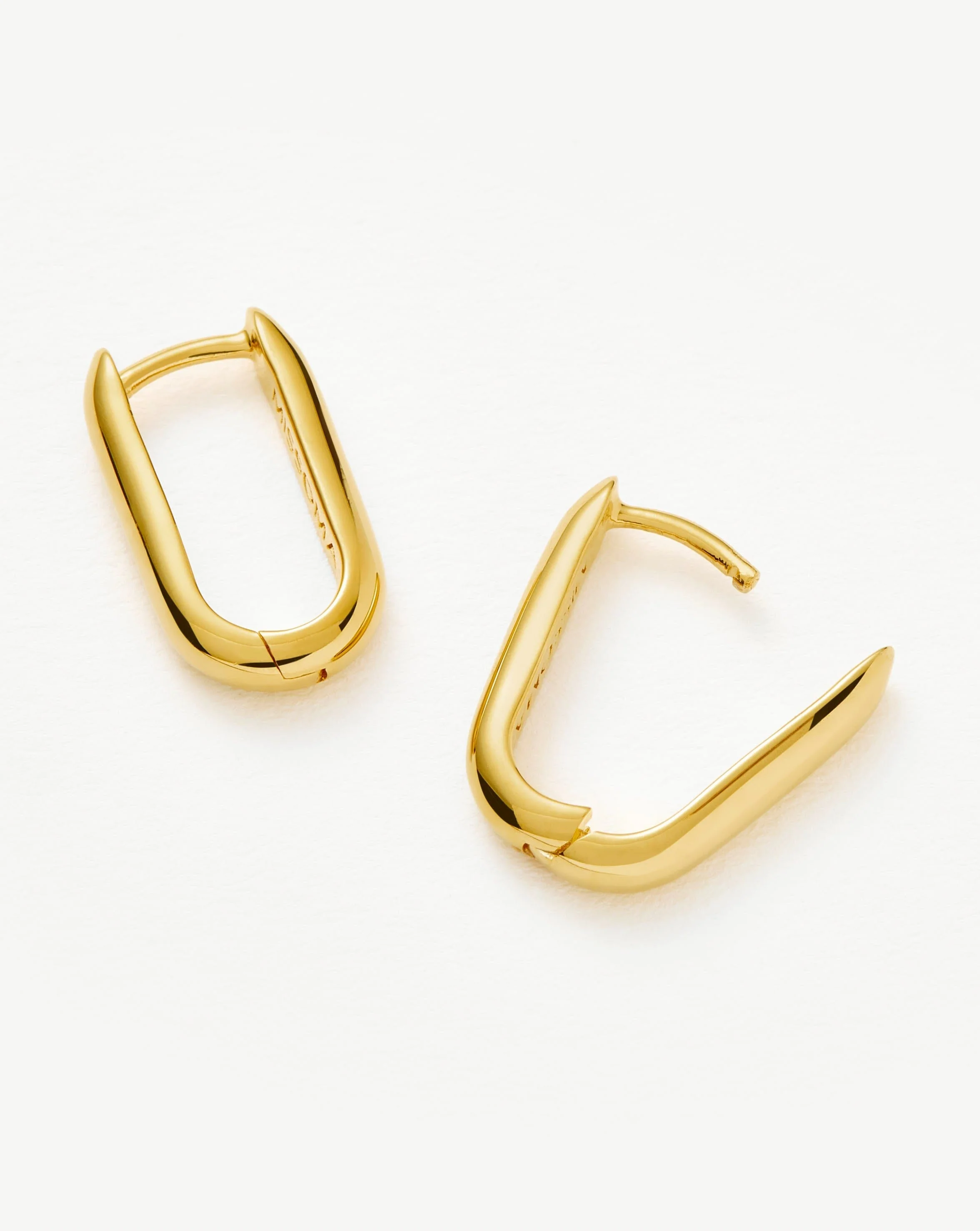 Classic Ovate Hoop Earrings | 18ct Recycled Gold Vermeil on Recycled Sterling Silver - Image 5