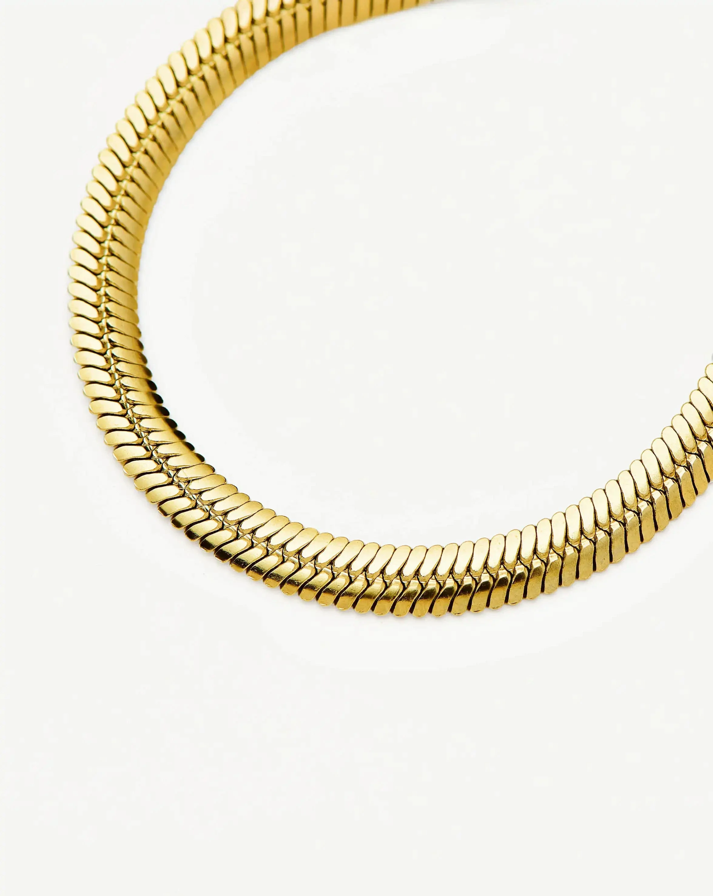 Classic Snake Chain Bracelet | 18ct Gold Plated - Image 4