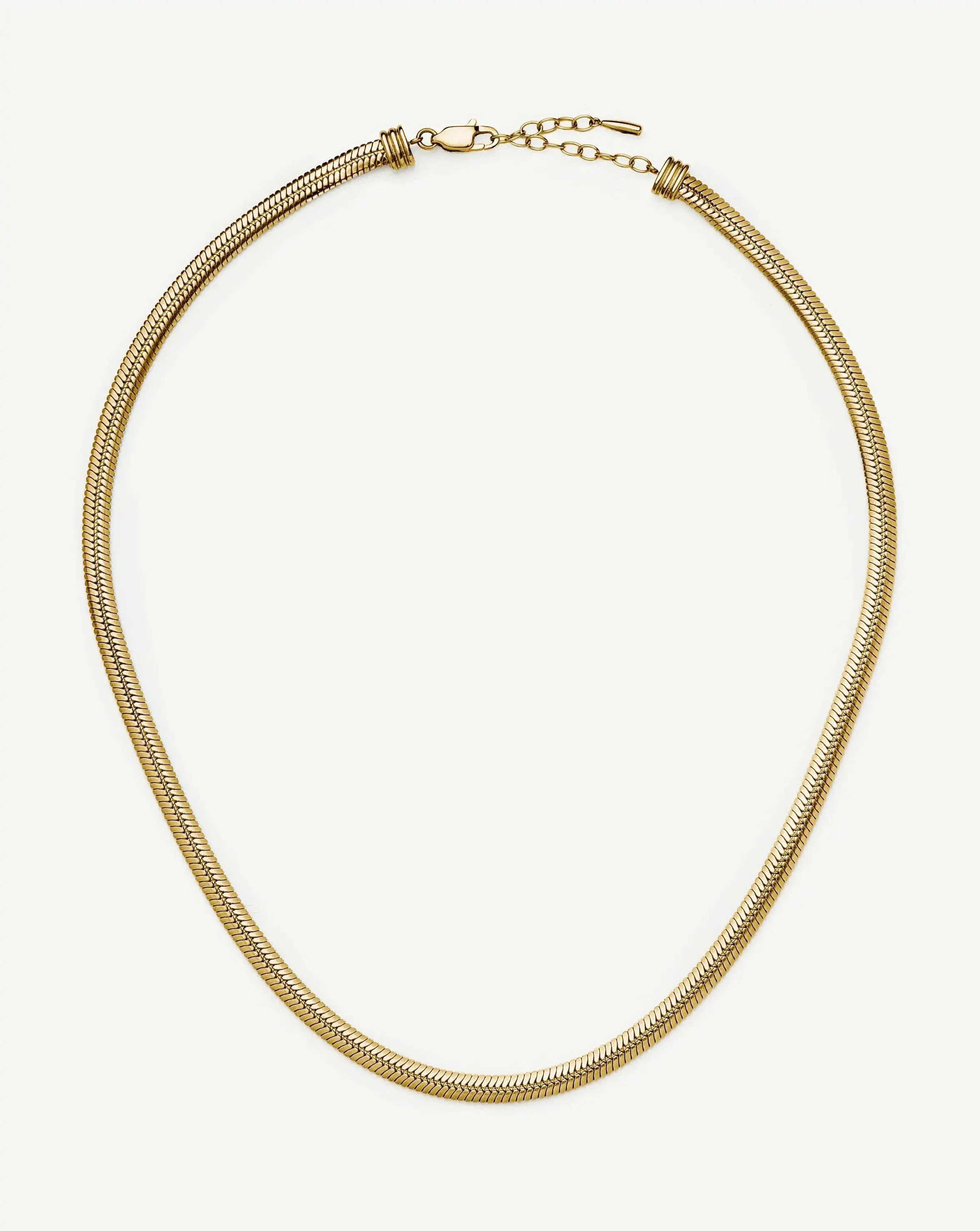 Classic Snake Chain Necklace | 18ct Gold Plated