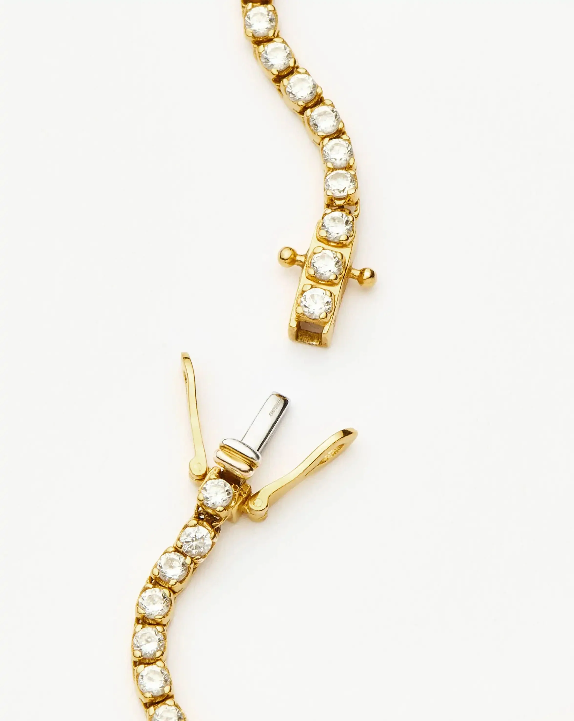Classic Tennis Bracelet | 18ct Gold Vermeil Cubic Zirconia - Image 4