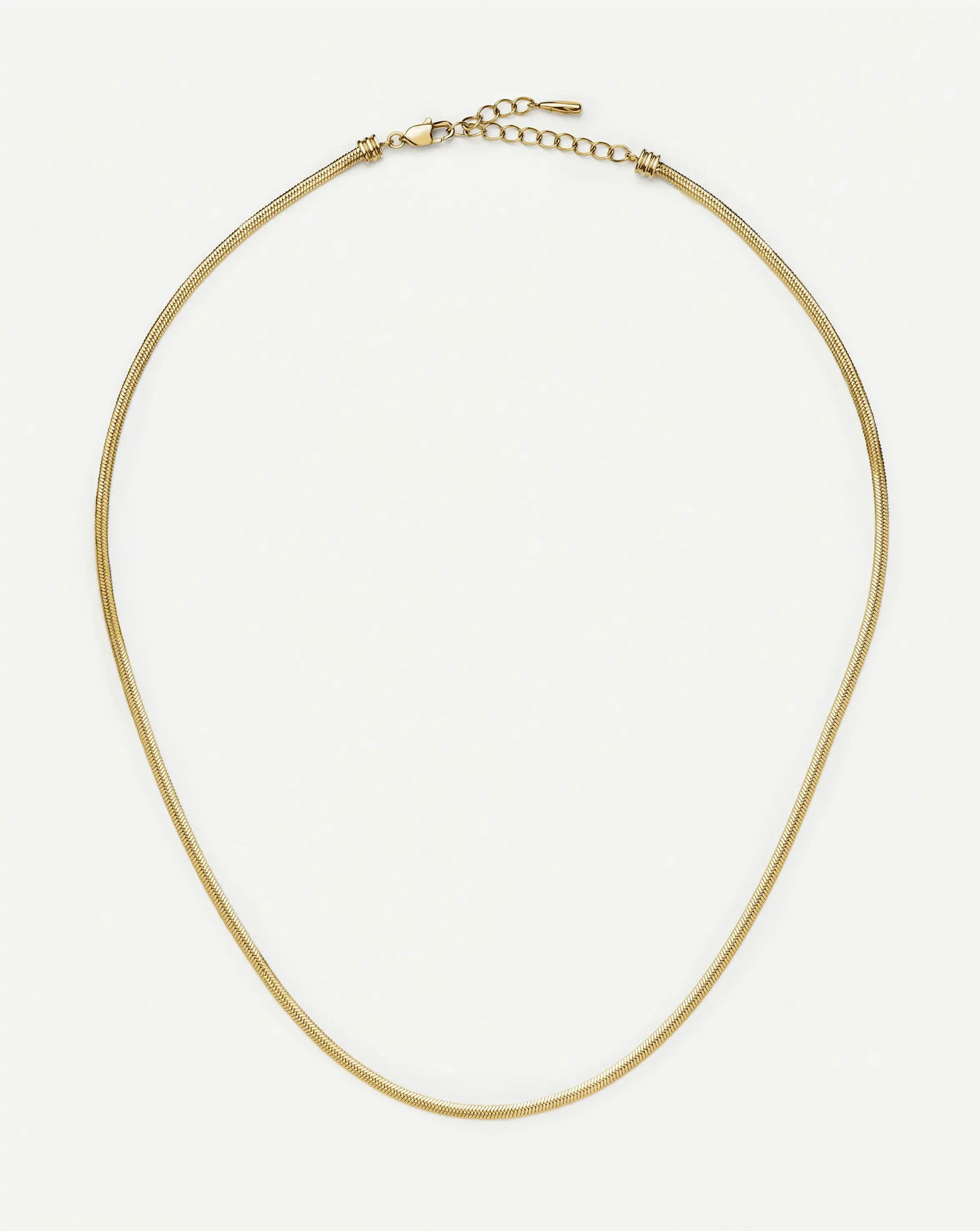 Thin Snake Chain Necklace | 18ct Gold Plated