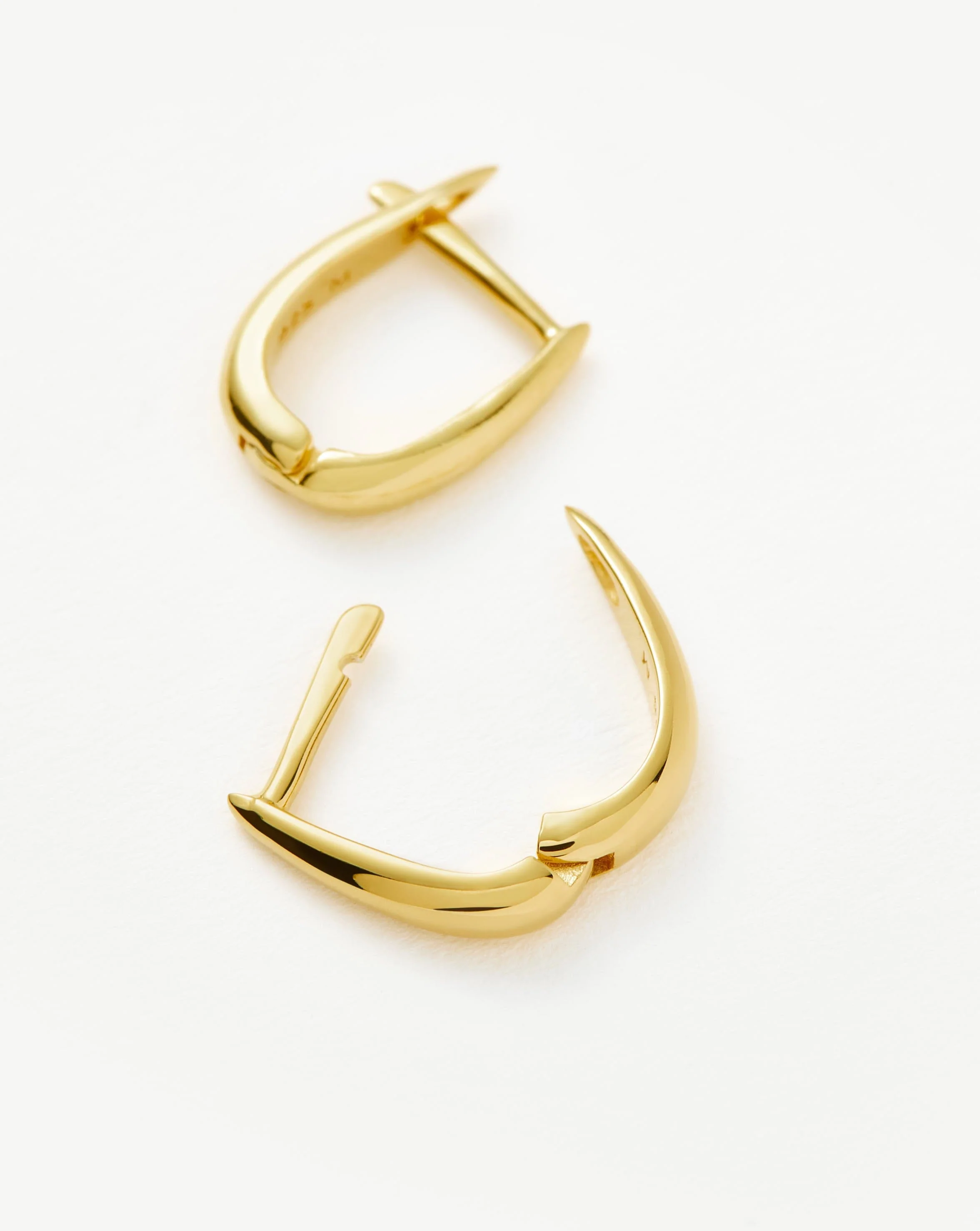 Claw Huggies | 18ct Gold Vermeil - Image 4