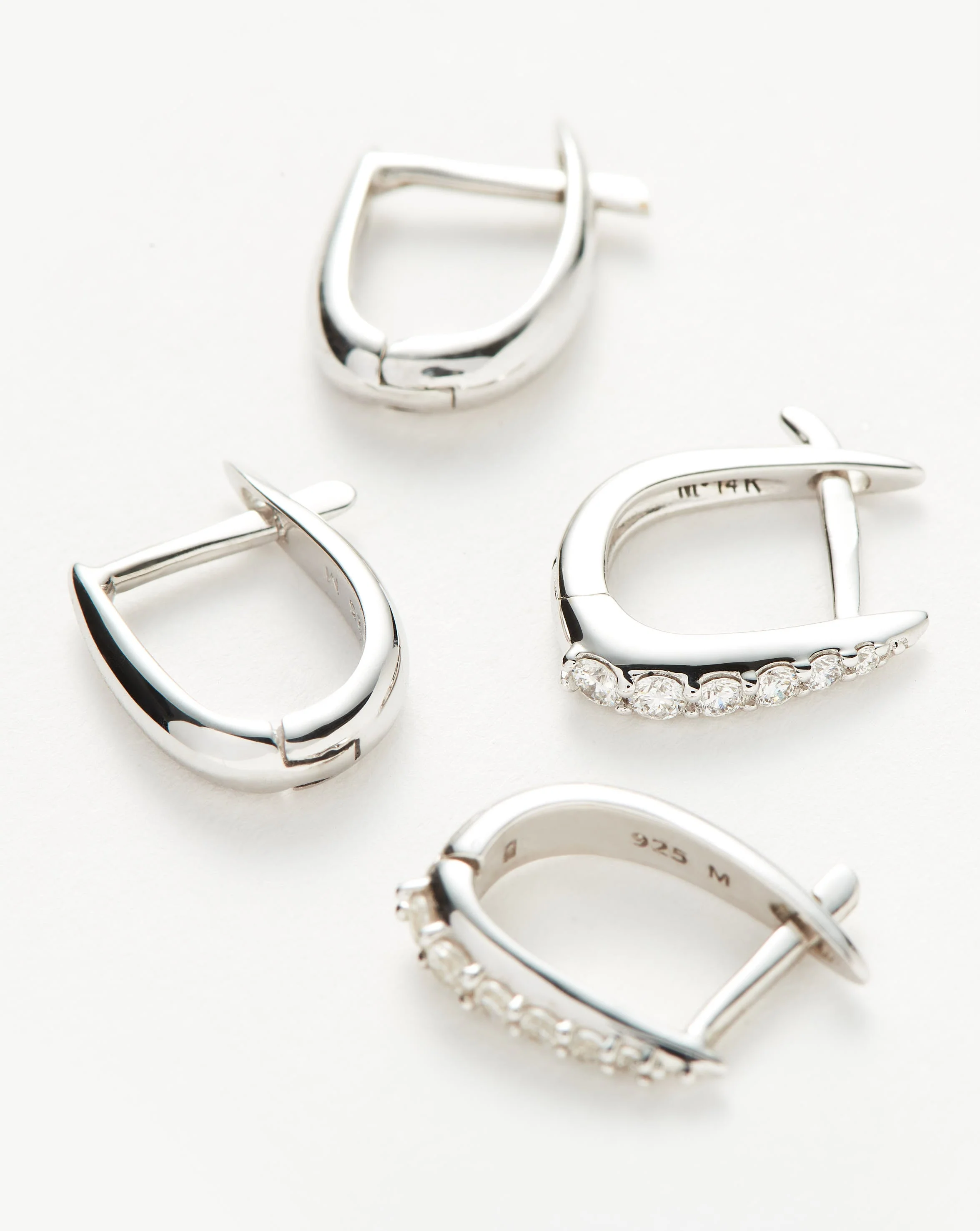 Claw Huggies Earring Set - Image 4