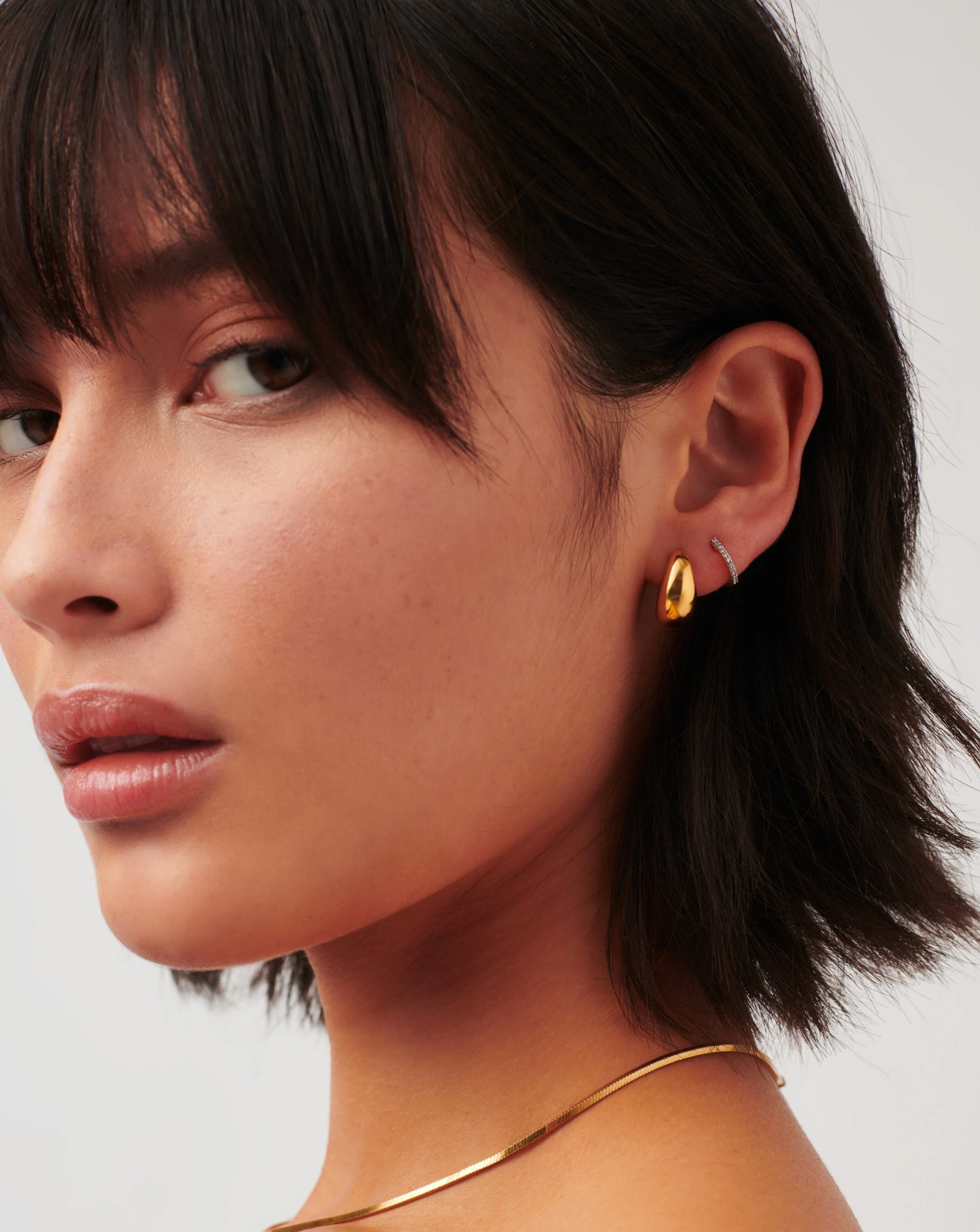 Dome Pave Earring Set - Image 6