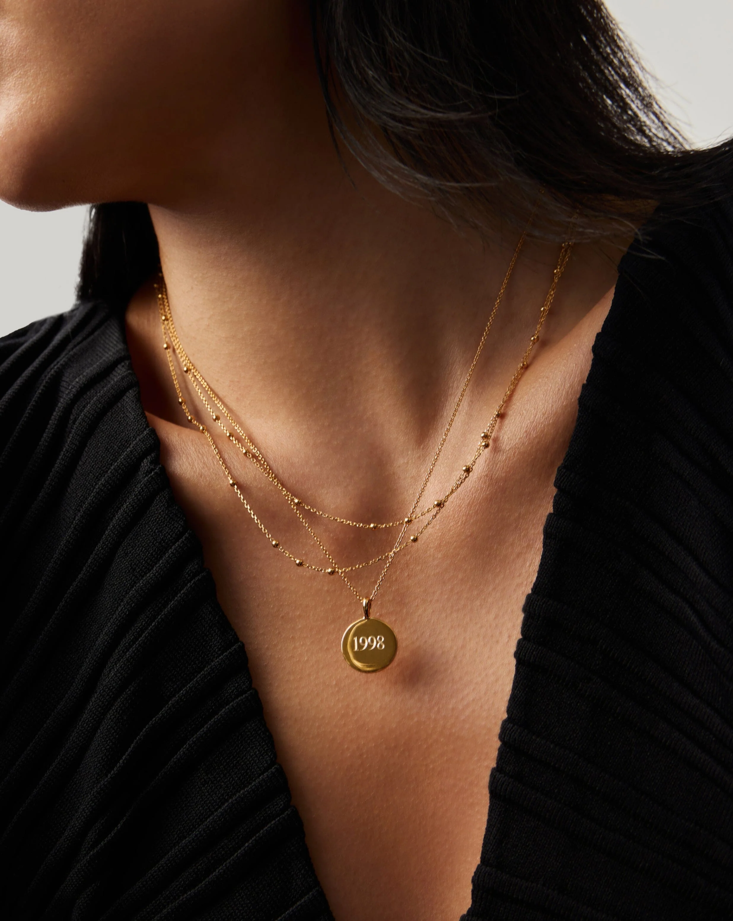Engravable Round Necklace - Image 2