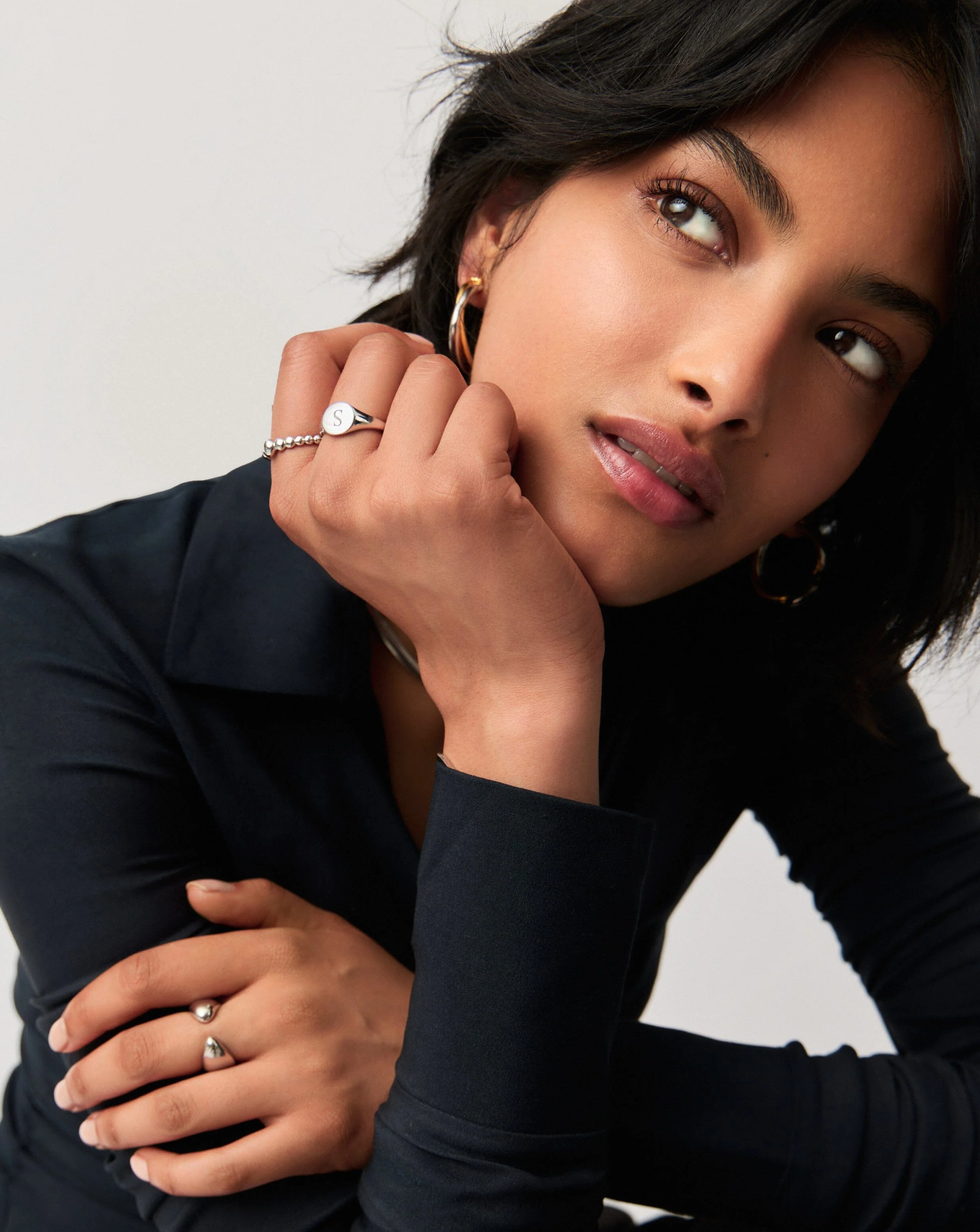 Engravable Round Signet Ring | Sterling Silver - Image 3