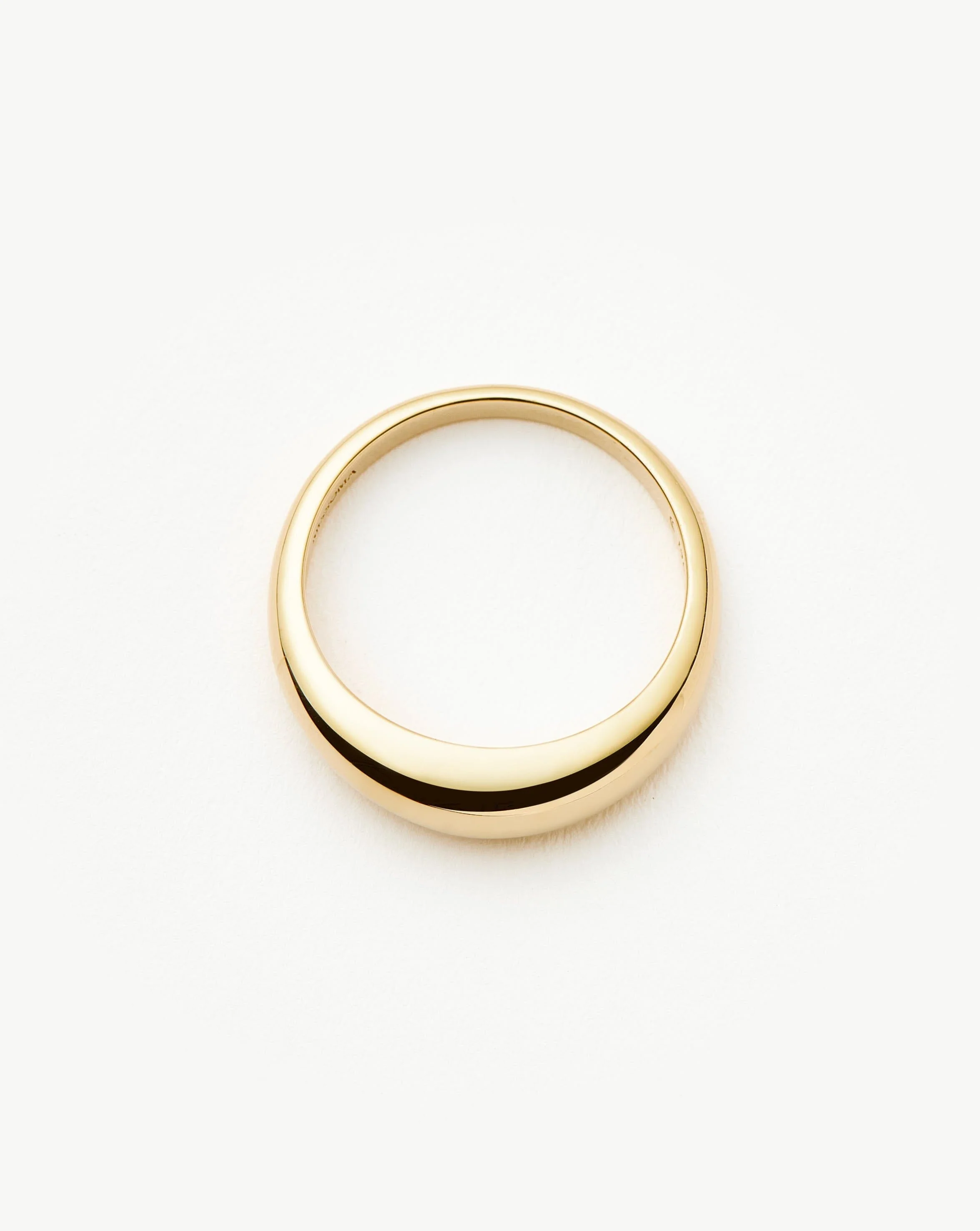 Solid Gold Classic Dome Ring | 14ct Solid Gold - Image 5