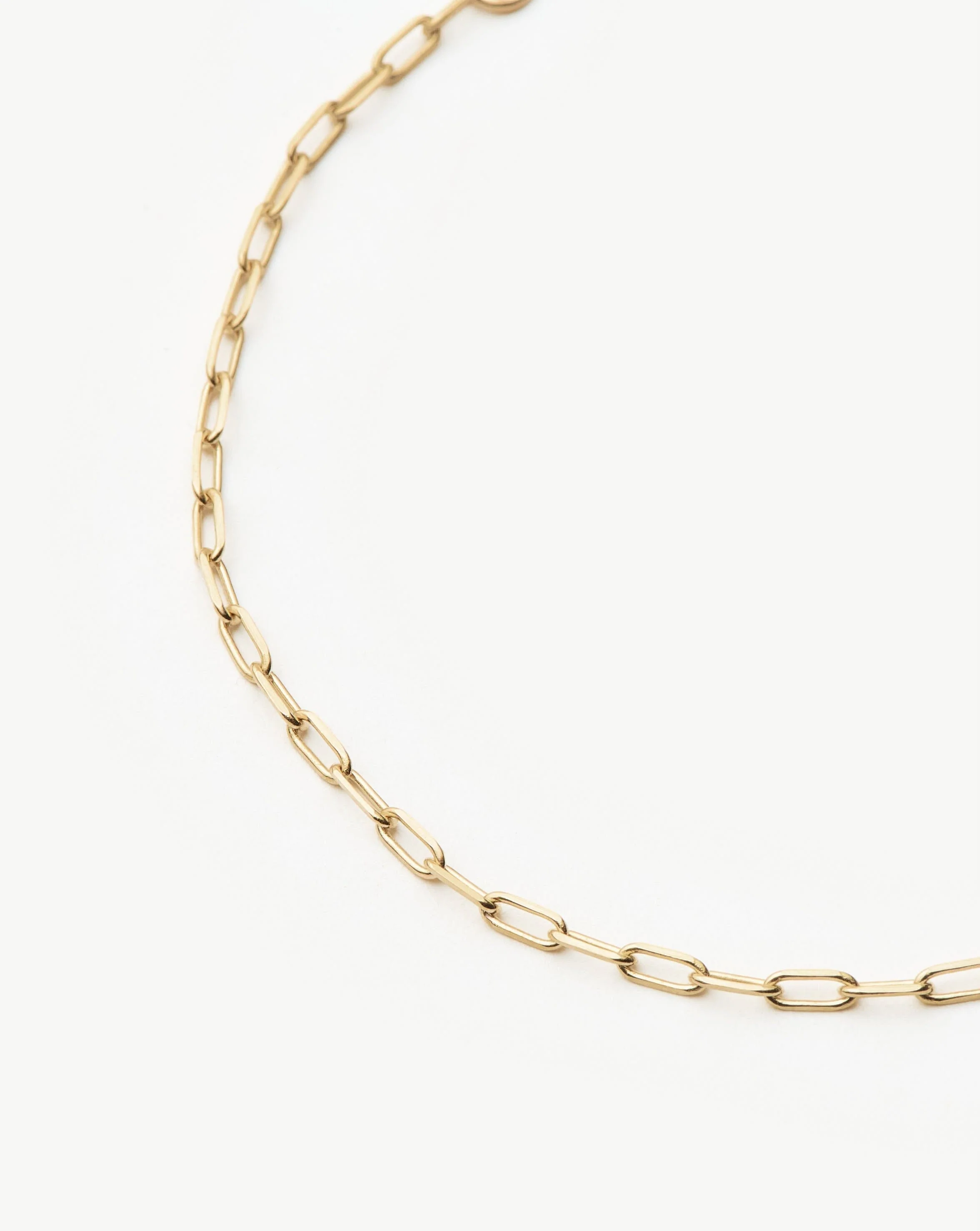 Solid Gold Classic Paperclip Chain Bracelet | 14ct Solid Gold - Image 4