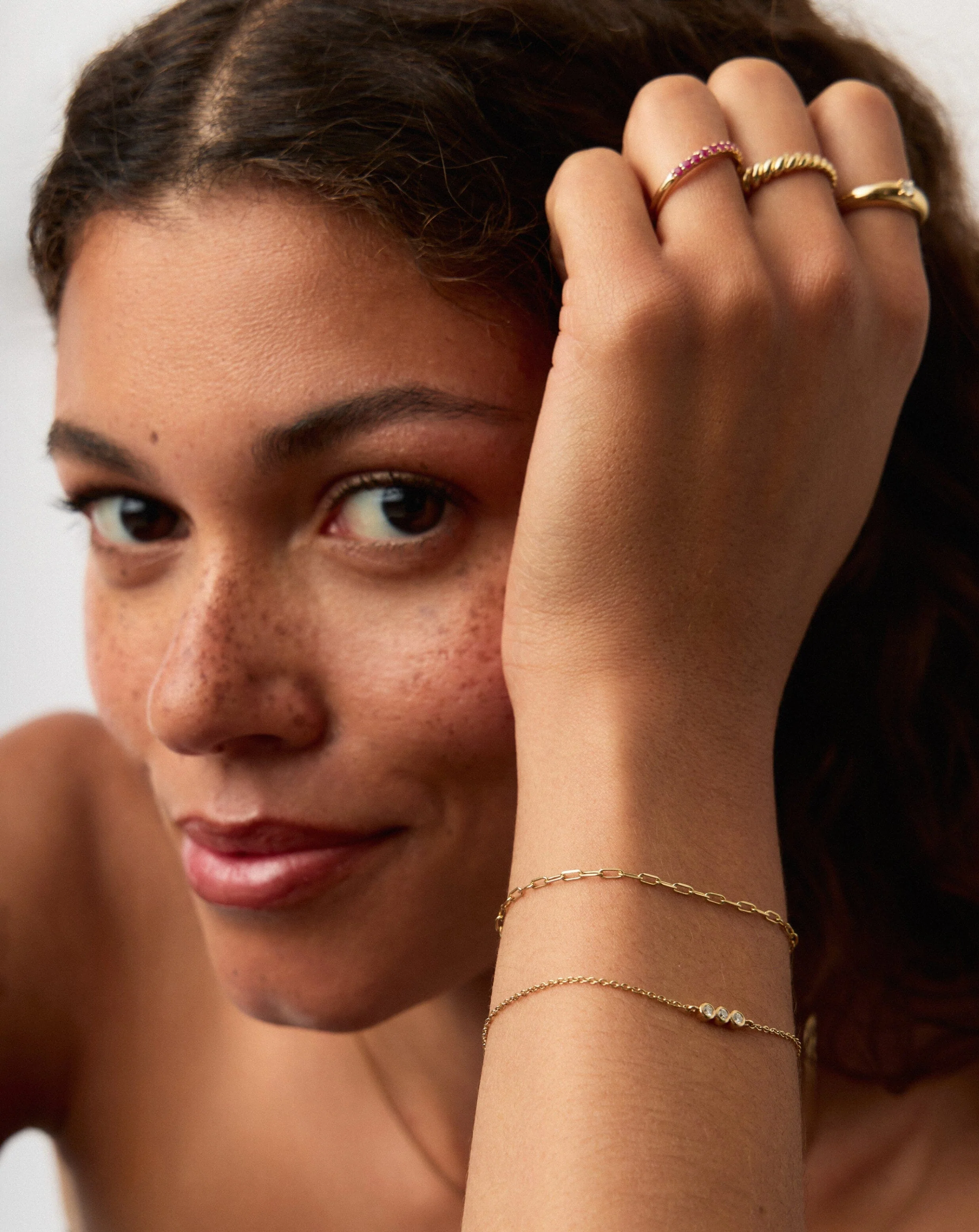 Solid Gold Classic Paperclip Chain Bracelet | 14ct Solid Gold - Image 6