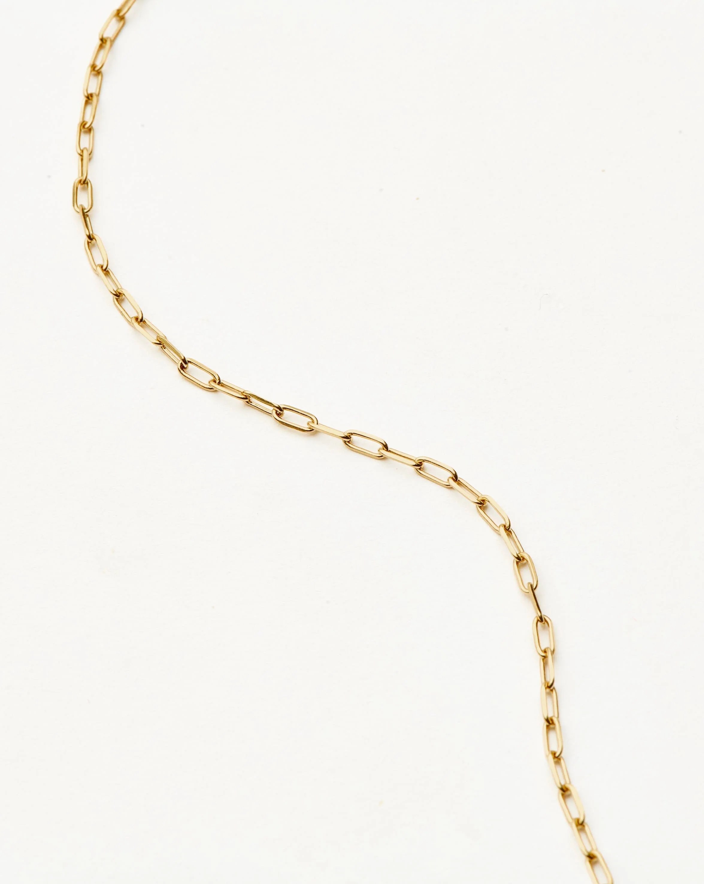 Solid Gold Classic Paperclip Chain Necklace | 14ct Solid Gold - Image 4
