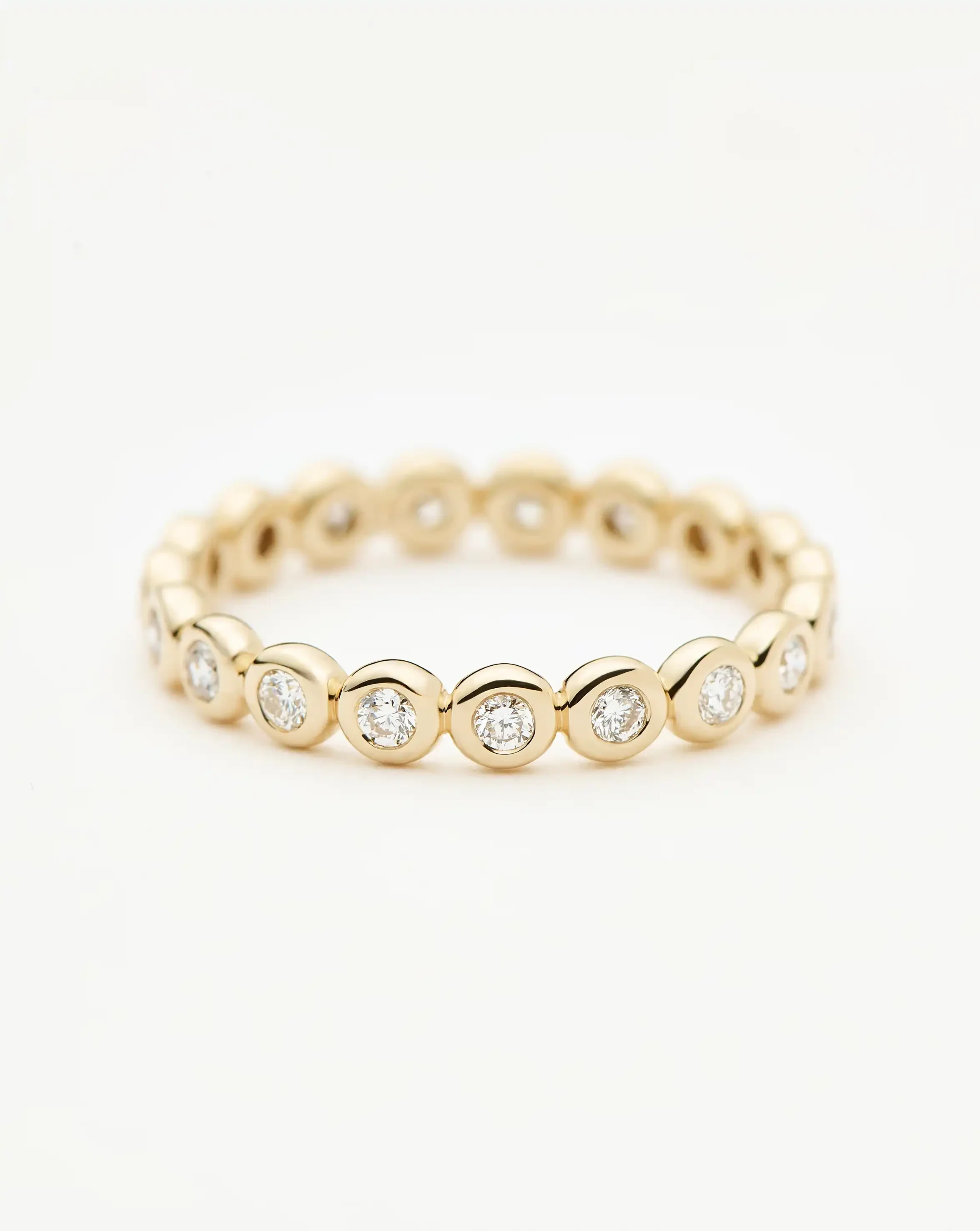 Solid Gold Diamond Tennis Eternity Ring | 14ct Solid Gold - Image 4