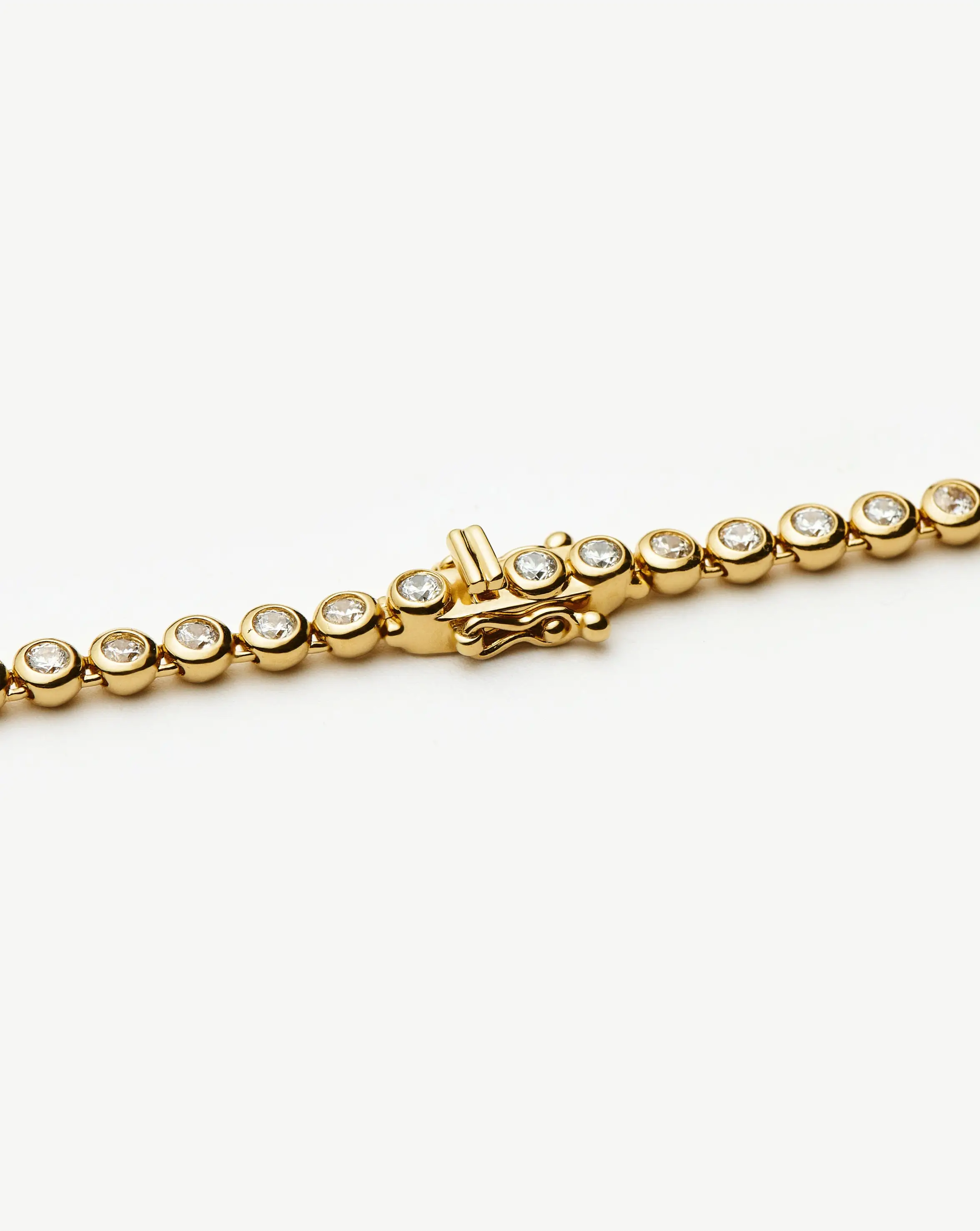 Solid Gold Diamond Tennis Necklace | 14ct Solid Gold Diamond - Image 6