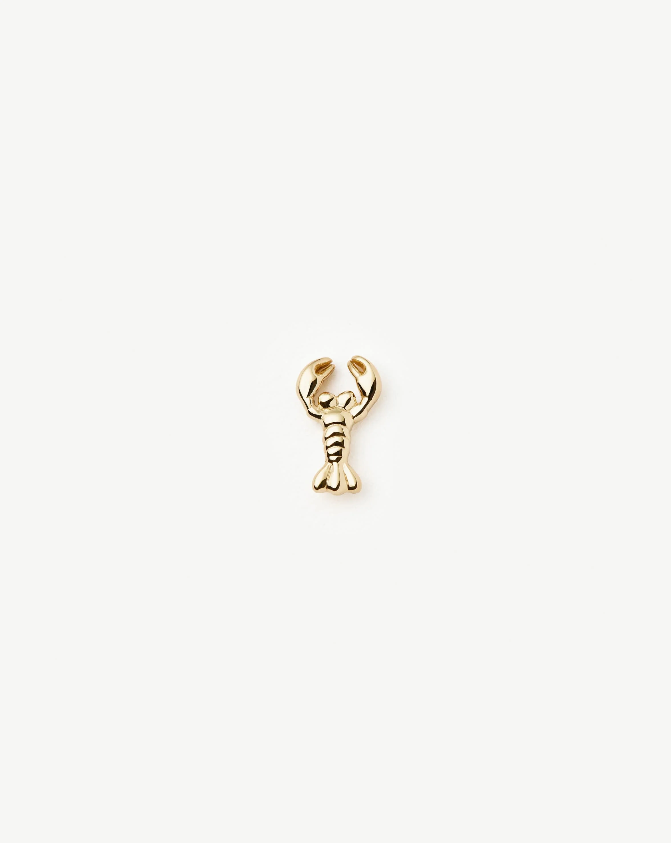Solid Gold Lobster Single Stud Earring | 14ct Solid Gold