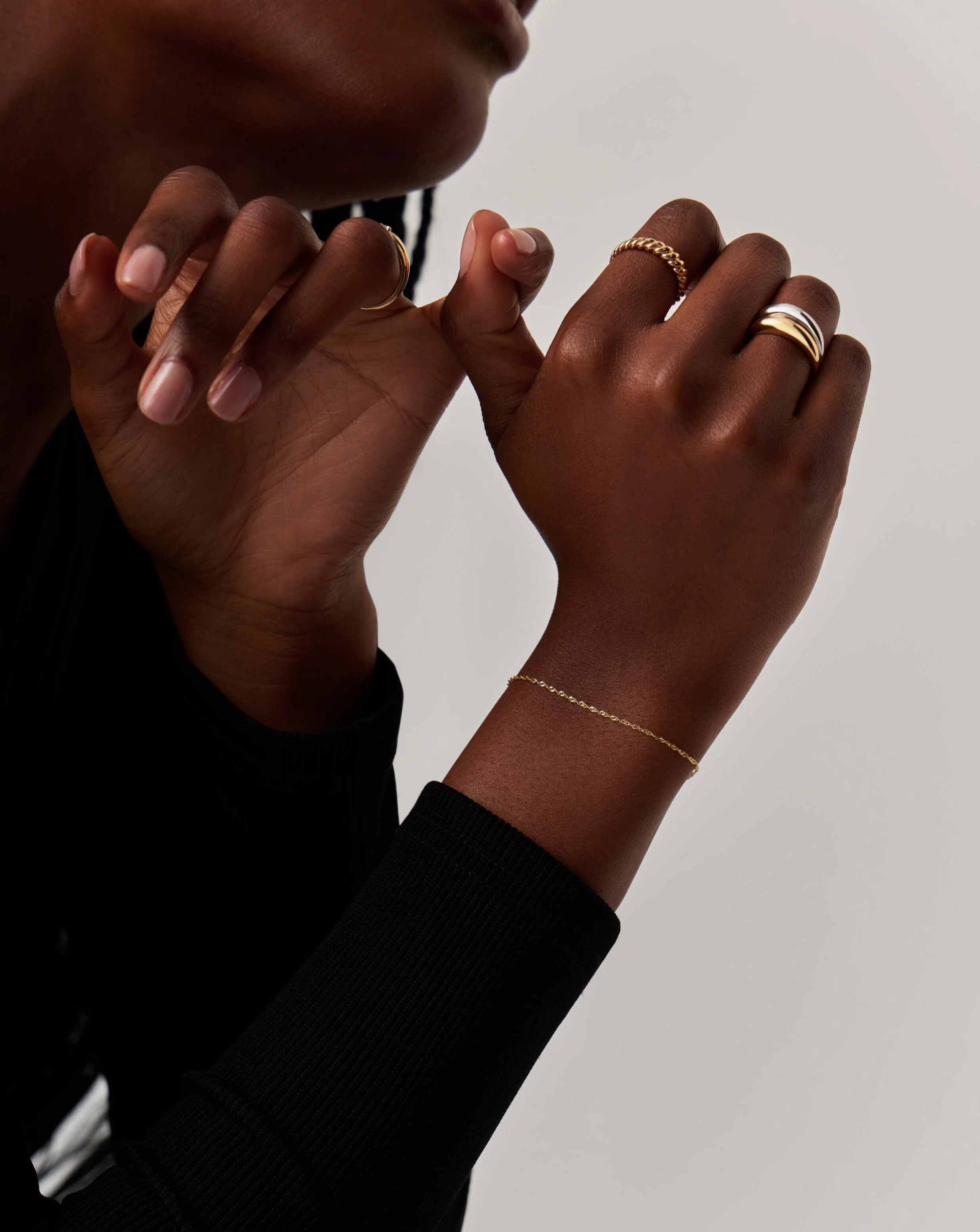 Solid Gold Twisted Chain Bracelet | 14ct Solid Gold - Image 3