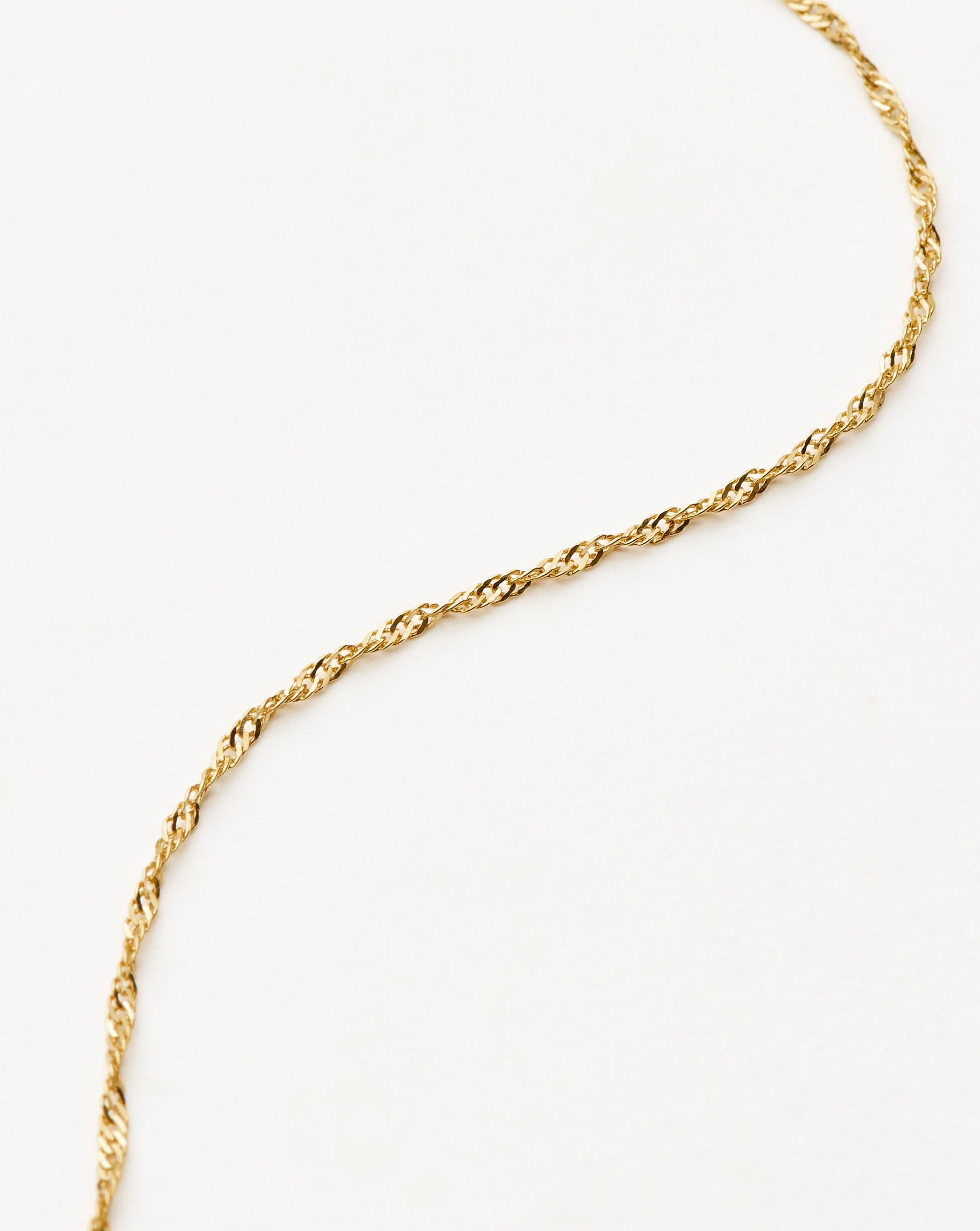 Solid Gold Twisted Chain Bracelet | 14ct Solid Gold - Image 5
