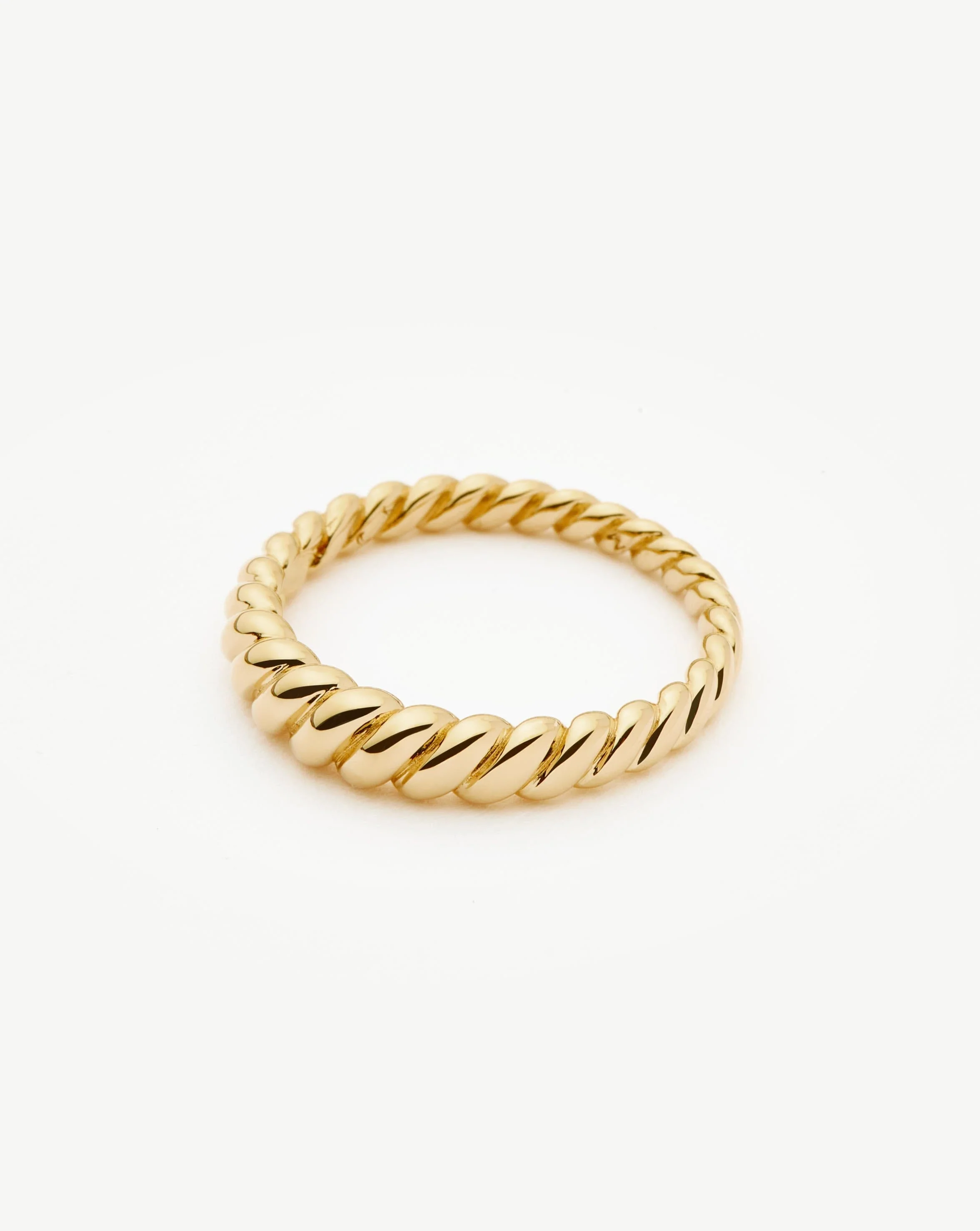 Solid Gold Twisted Classic Ring | 14ct Solid Gold - Image 4
