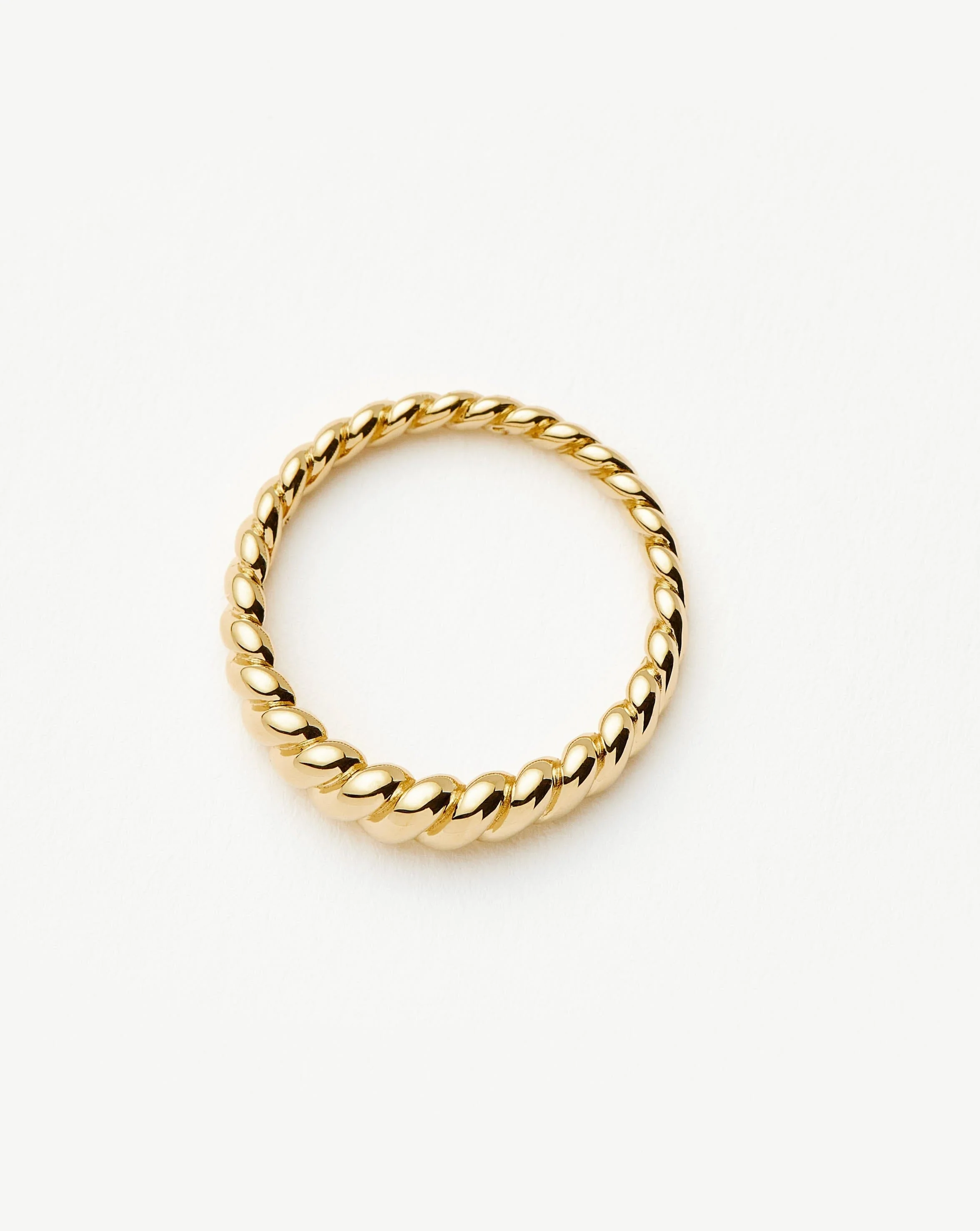 Solid Gold Twisted Classic Ring | 14ct Solid Gold - Image 5