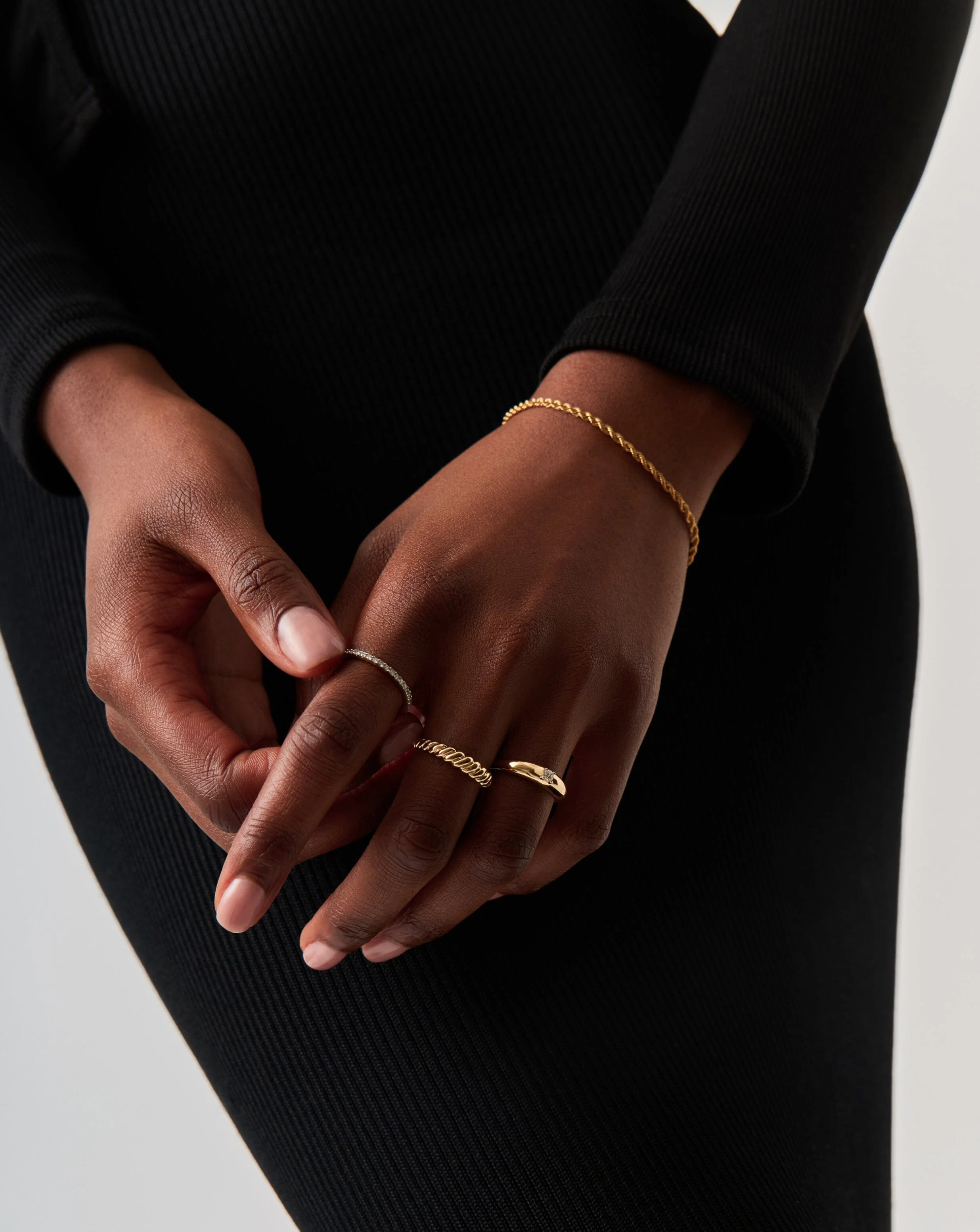 Solid Gold Twisted Classic Ring | 14ct Solid Gold - Image 6