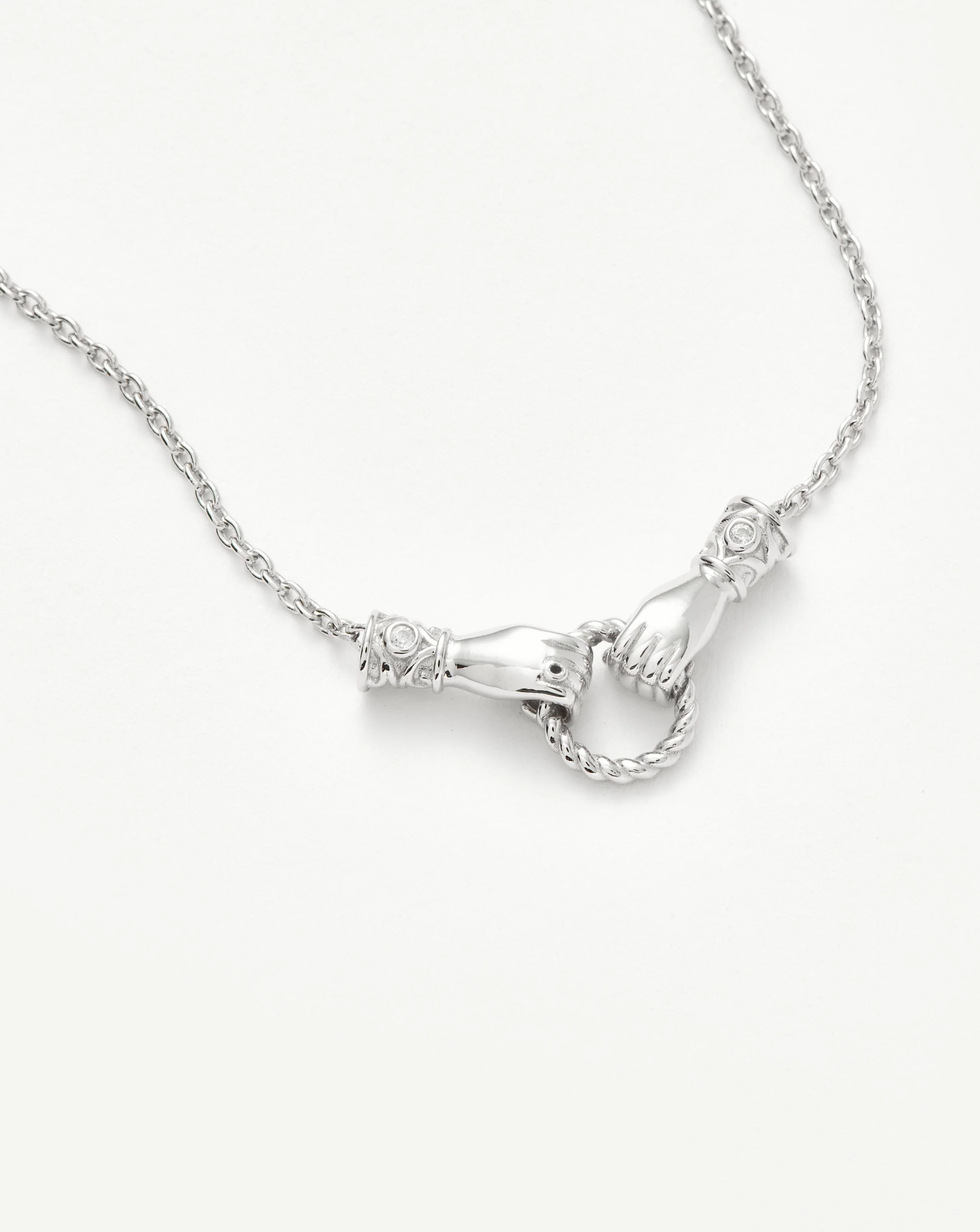 Harris Reed In Good Hands Slider Bracelet | Silver Plated/Cubic Zirconia - Image 5