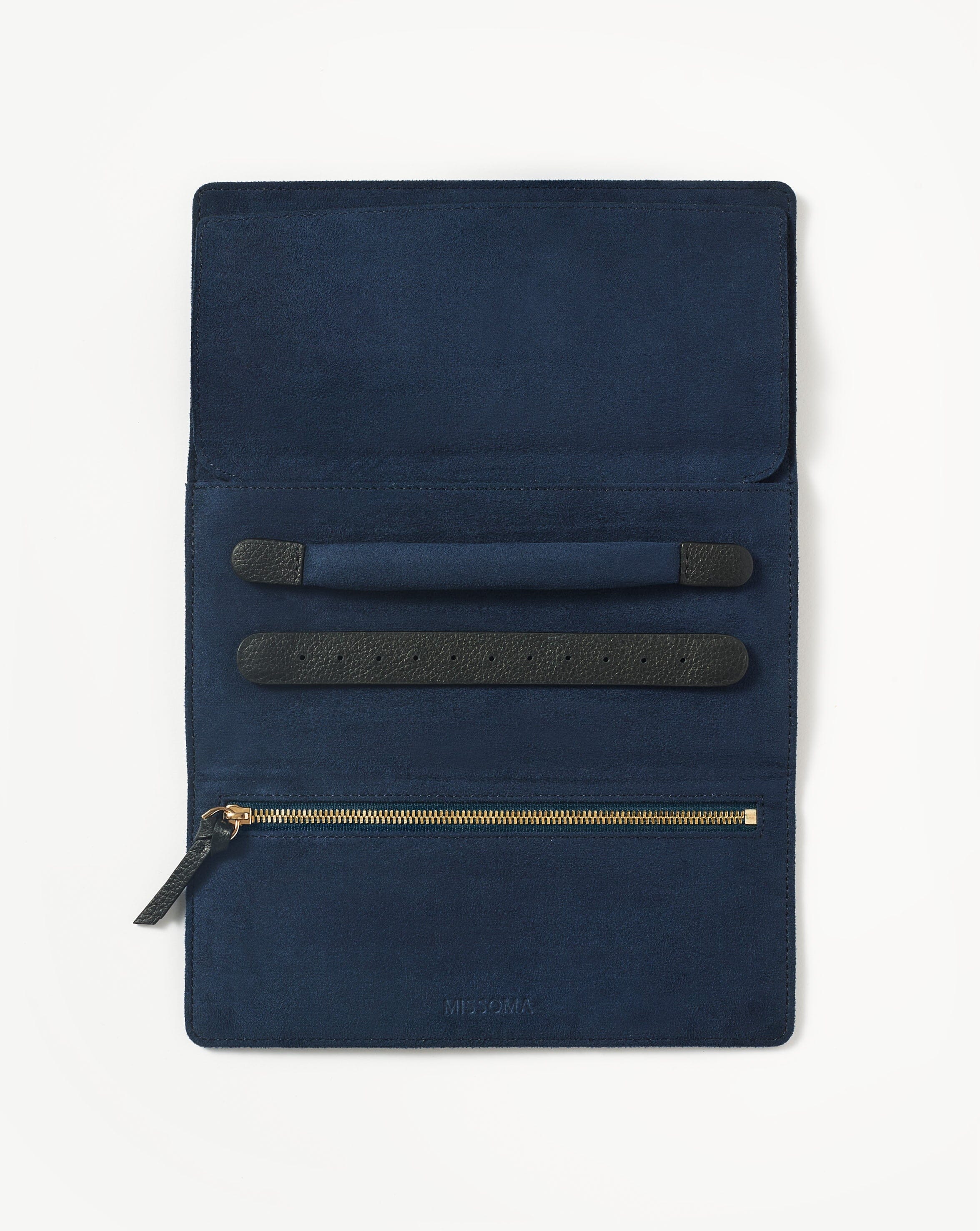 Leather Jewellery Roll | Onyx Black - Image 4