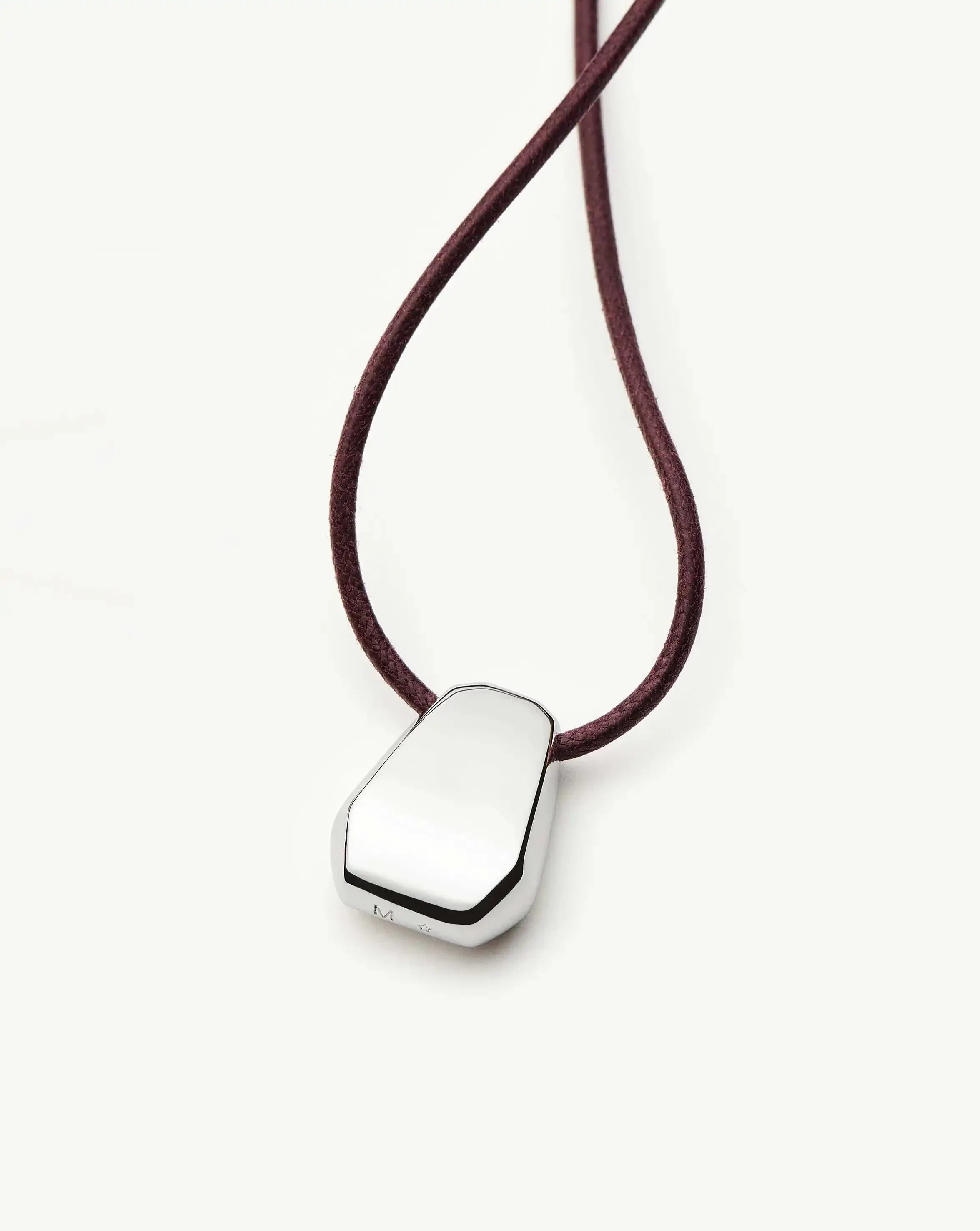 Lucy Williams Arco Cord Necklace | Silver Plated - Image 4