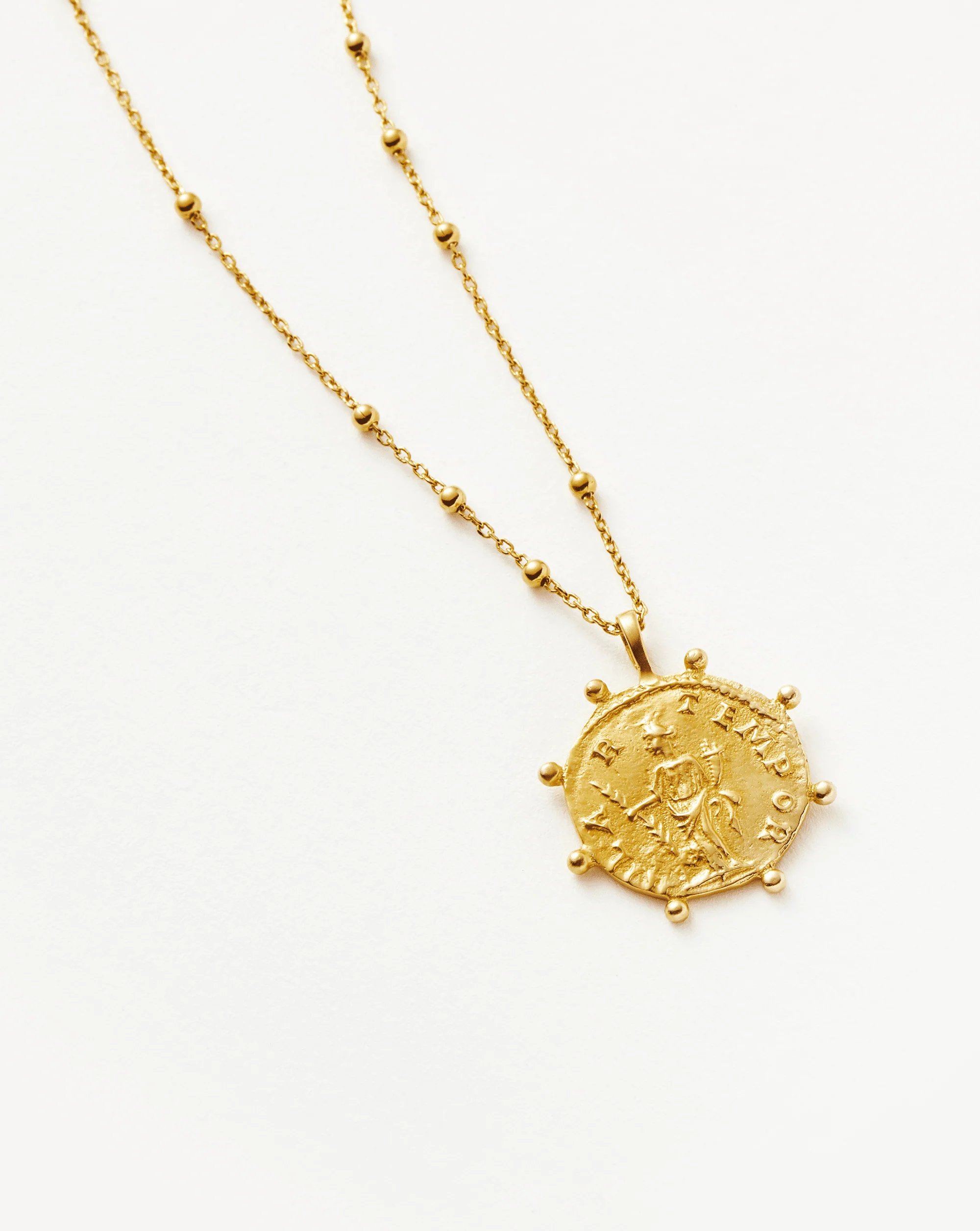Lucy Williams Beaded Coin Necklace - Image 5