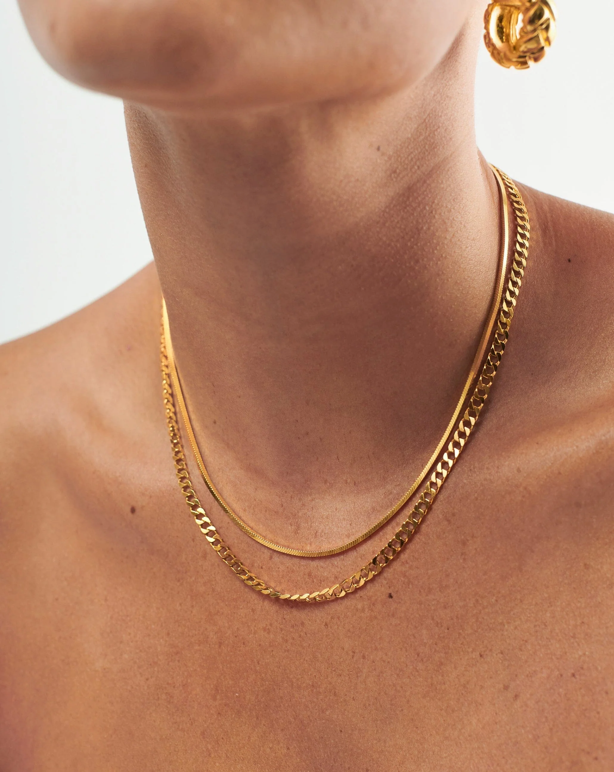 Lucy Williams Flat Curb Chain Necklace - Image 2