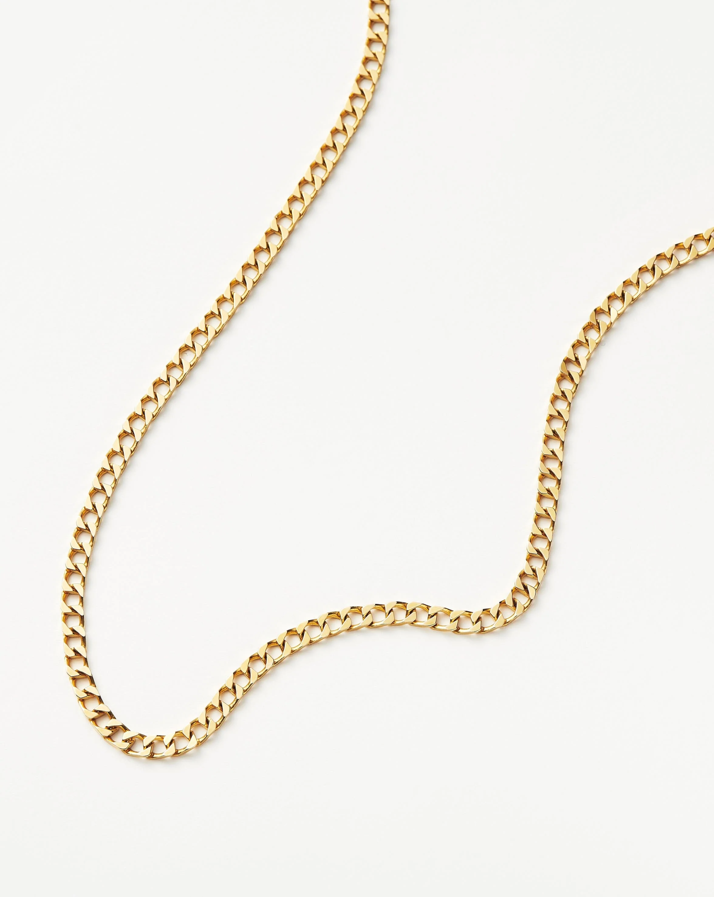 Lucy Williams Flat Curb Chain Necklace - Image 4