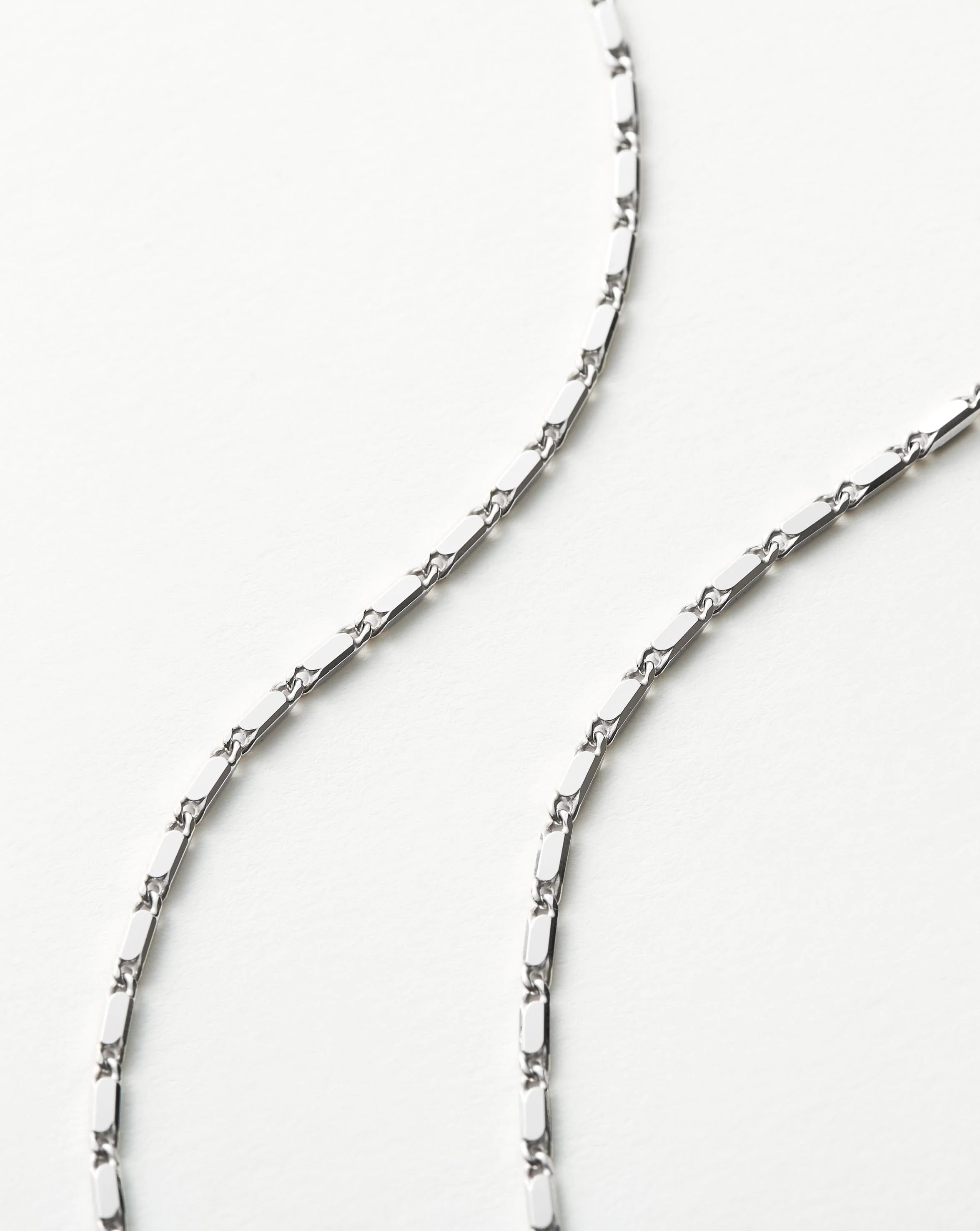 Lucy Williams Horizon Link Chain Necklace | Sterling Silver - Image 5