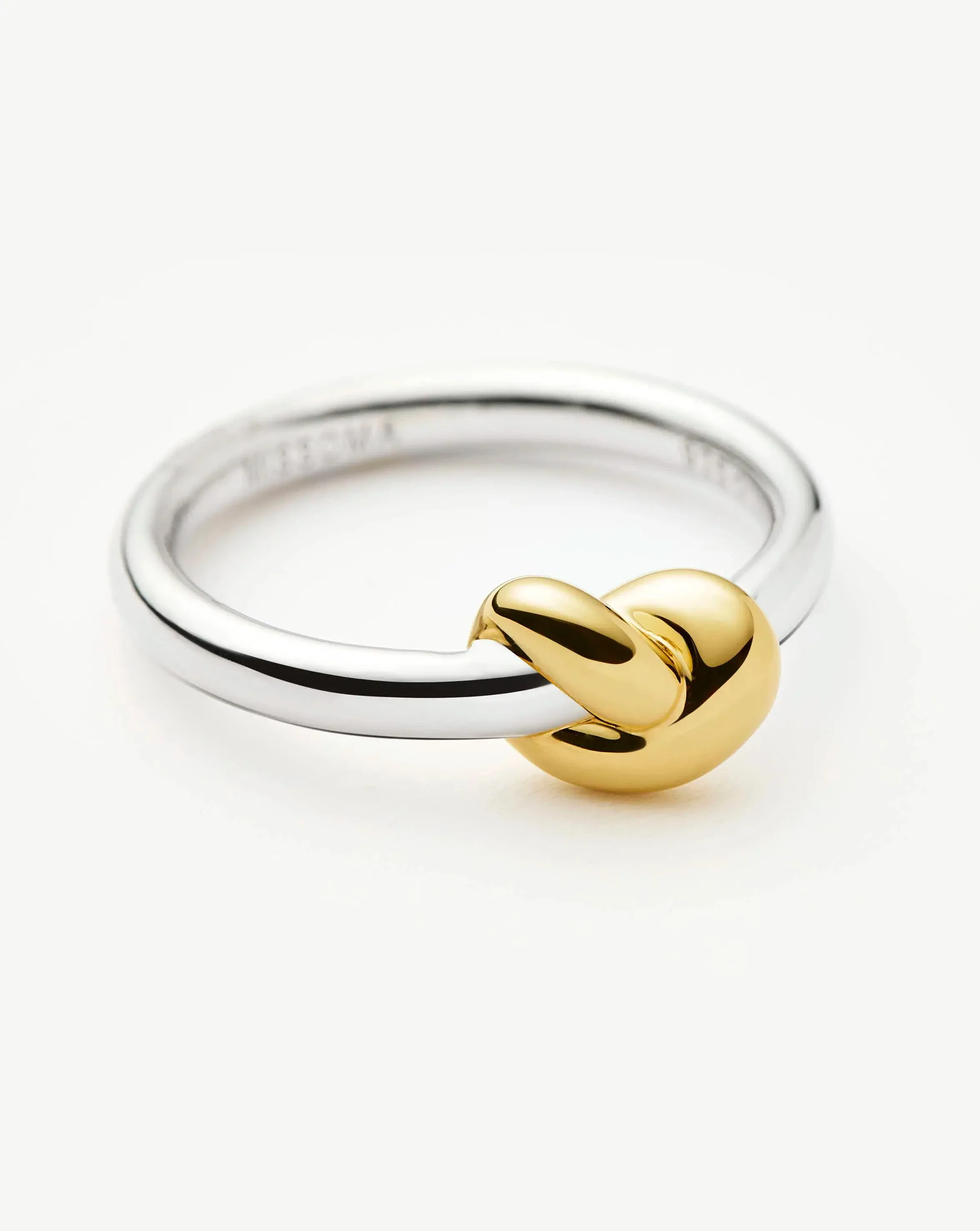 Lucy Williams Knot Stacking Ring | Mixed Metal - Image 3