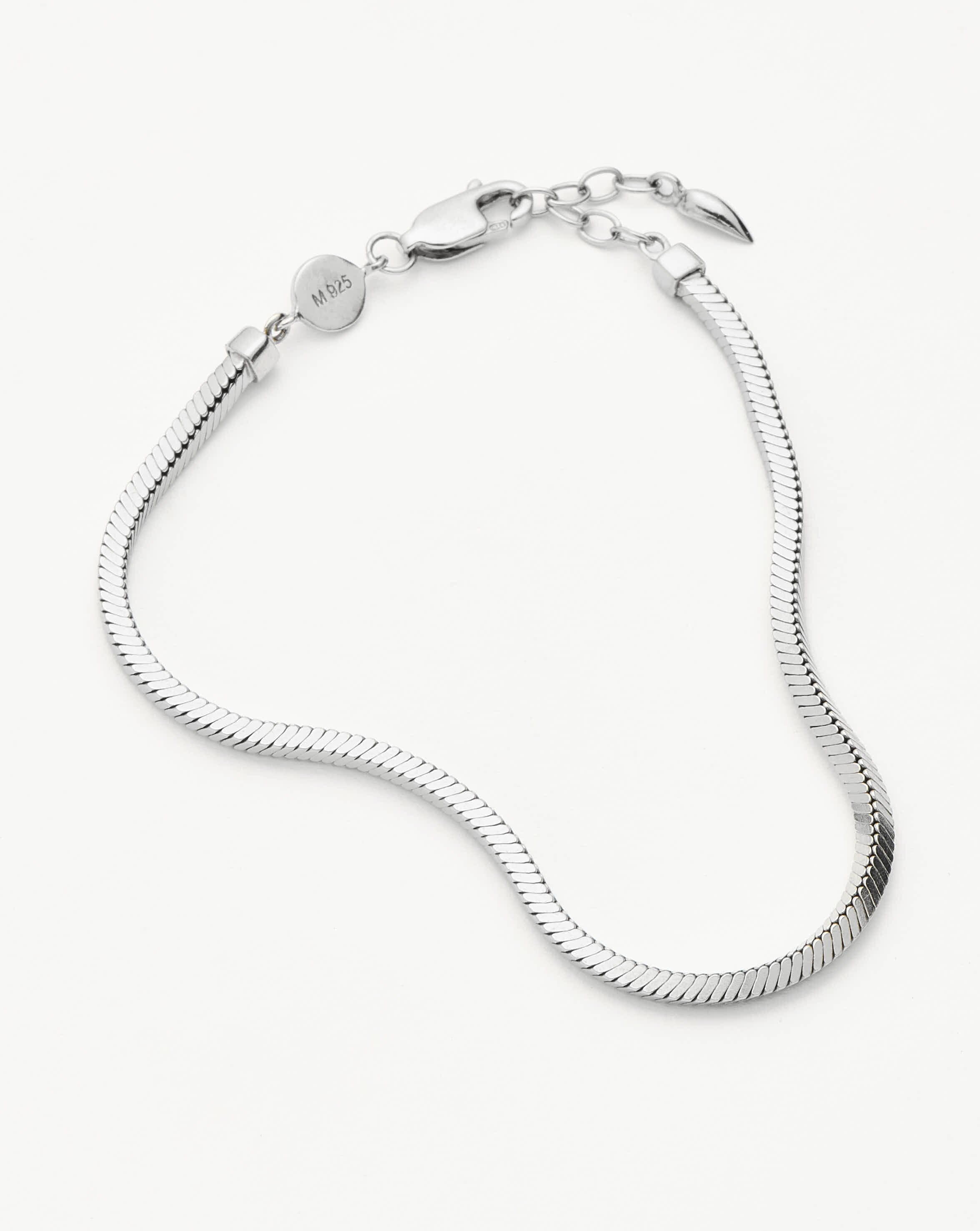 Lucy Williams Square Snake Chain Bracelet - Image 4