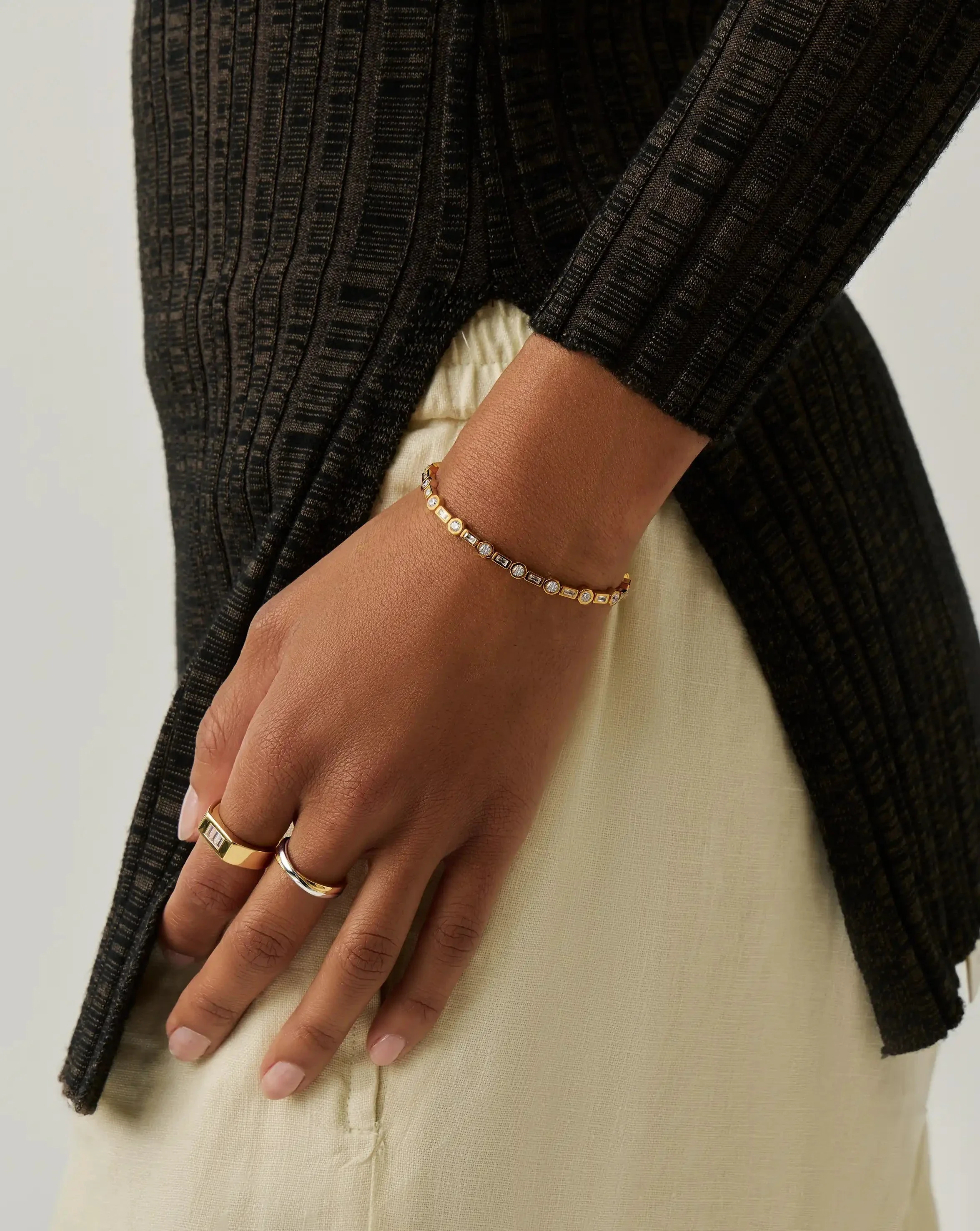 Lucy Williams Tennis Bracelet | 18ct Gold Vermeil - Image 6
