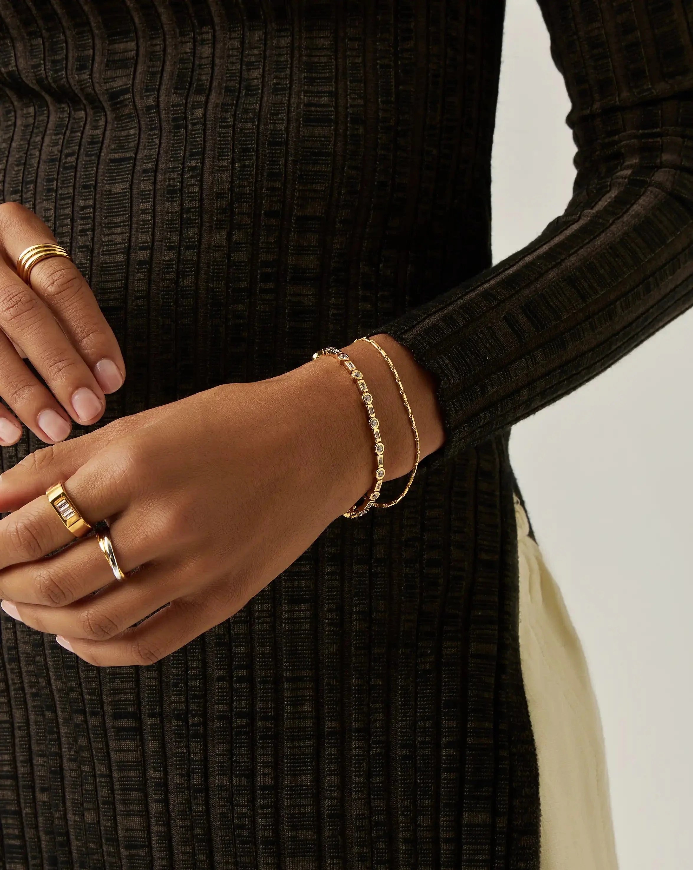 Lucy Williams Tennis Bracelet | 18ct Gold Vermeil - Image 7