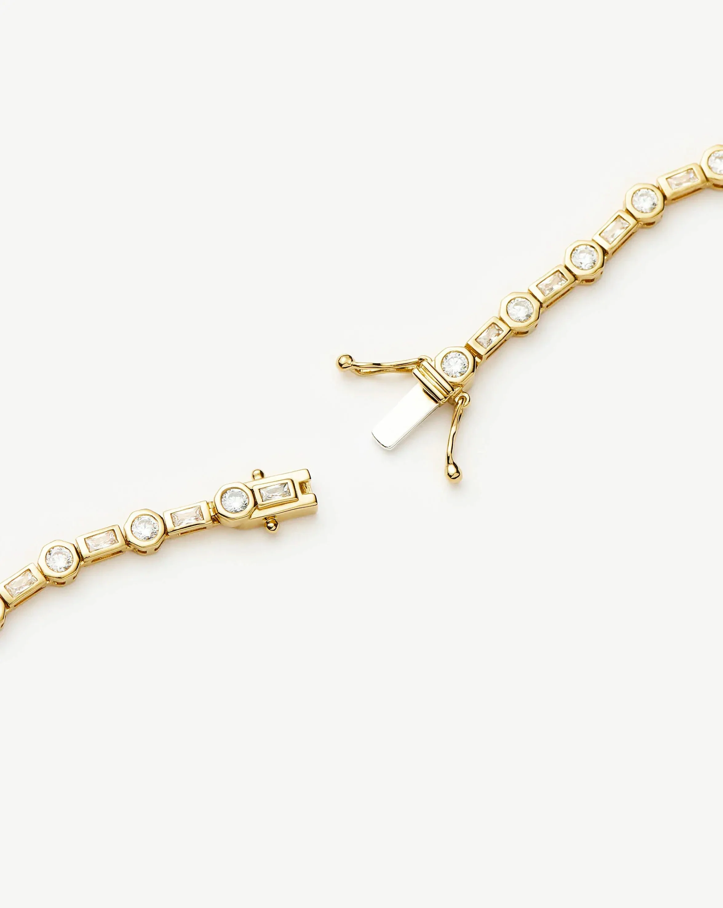 Lucy Williams Tennis Necklace | 18ct Gold Plated - Image 5