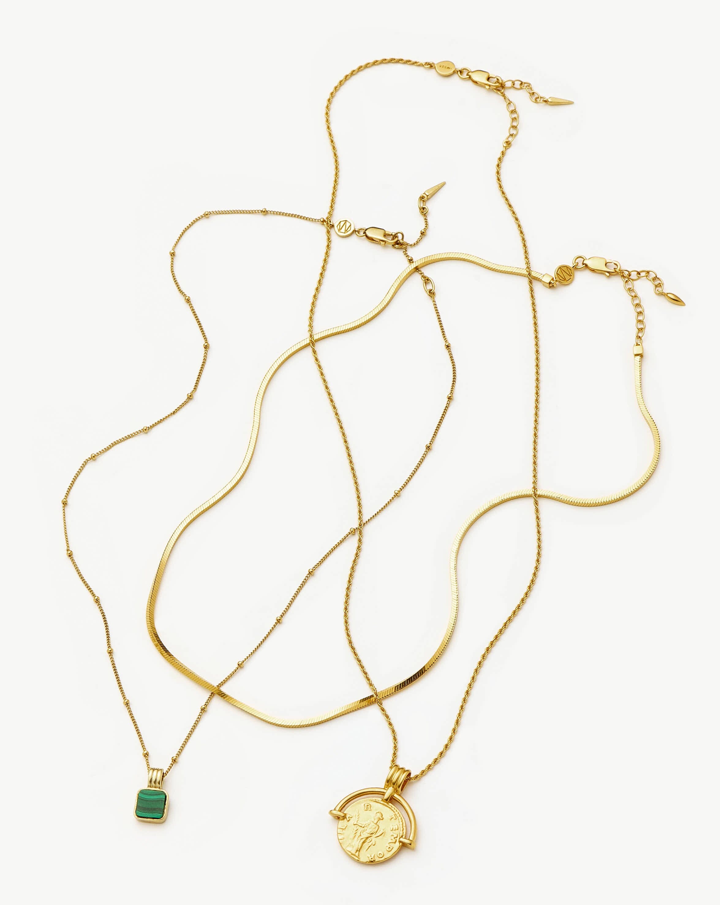 Lucy Williams Ultimate Coin Necklace Set | 18ct Gold Plated - Image 4