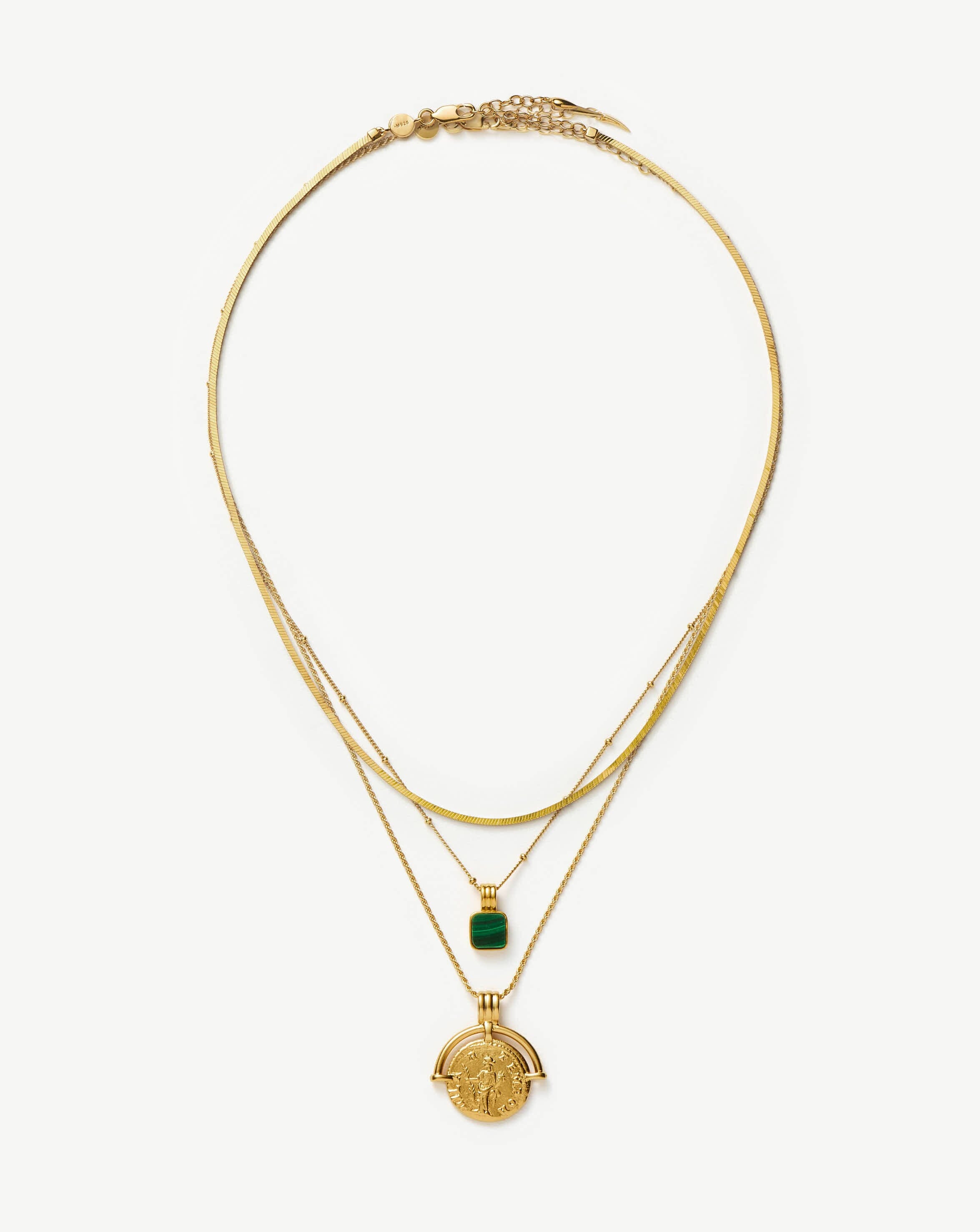 Lucy Williams Ultimate Coin Necklace Set | 18ct Gold Plated - Image 5