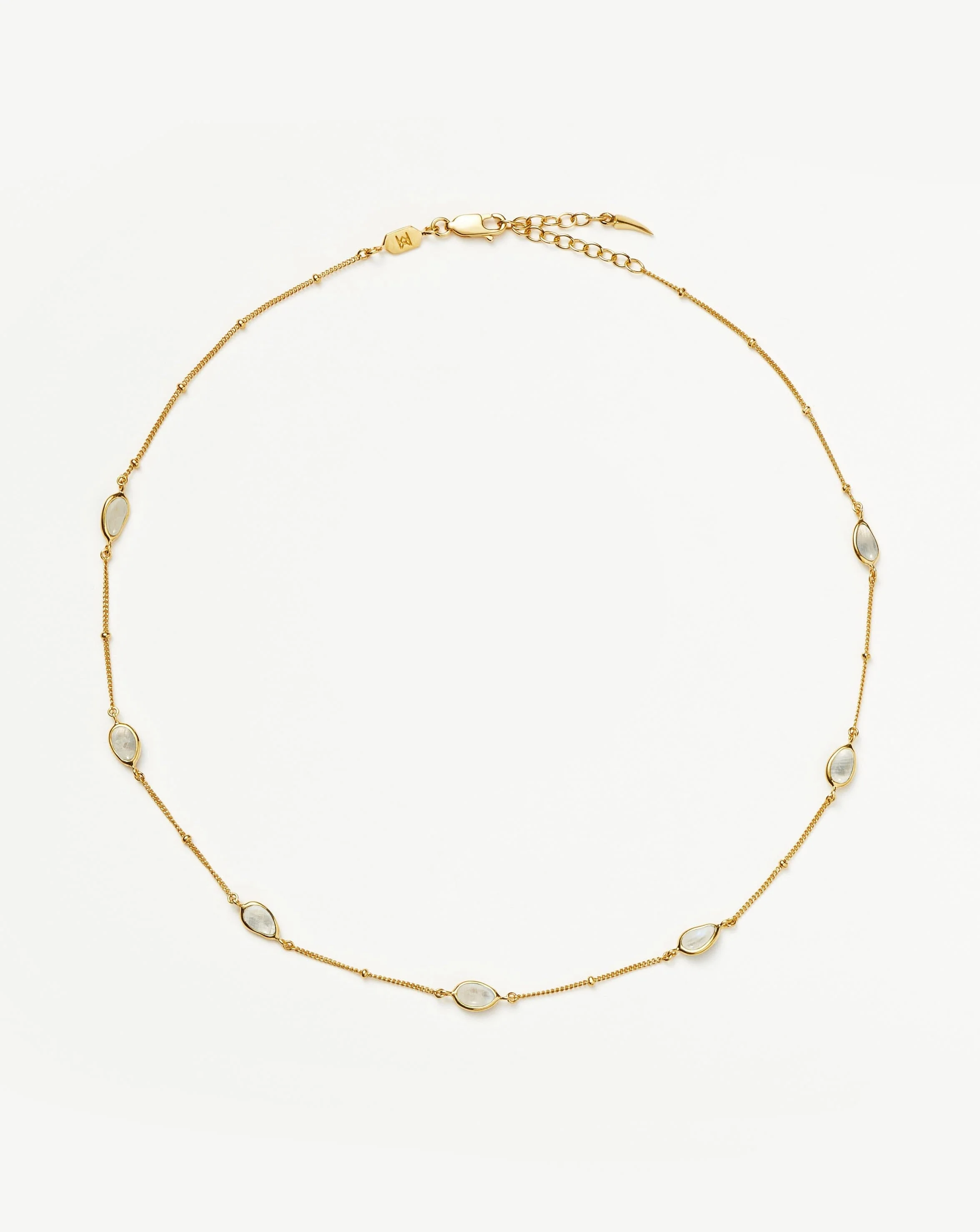 Magma Gemstone Charm Choker | 18ct Recycled Gold Vermeil on Recycled Sterling Silver
