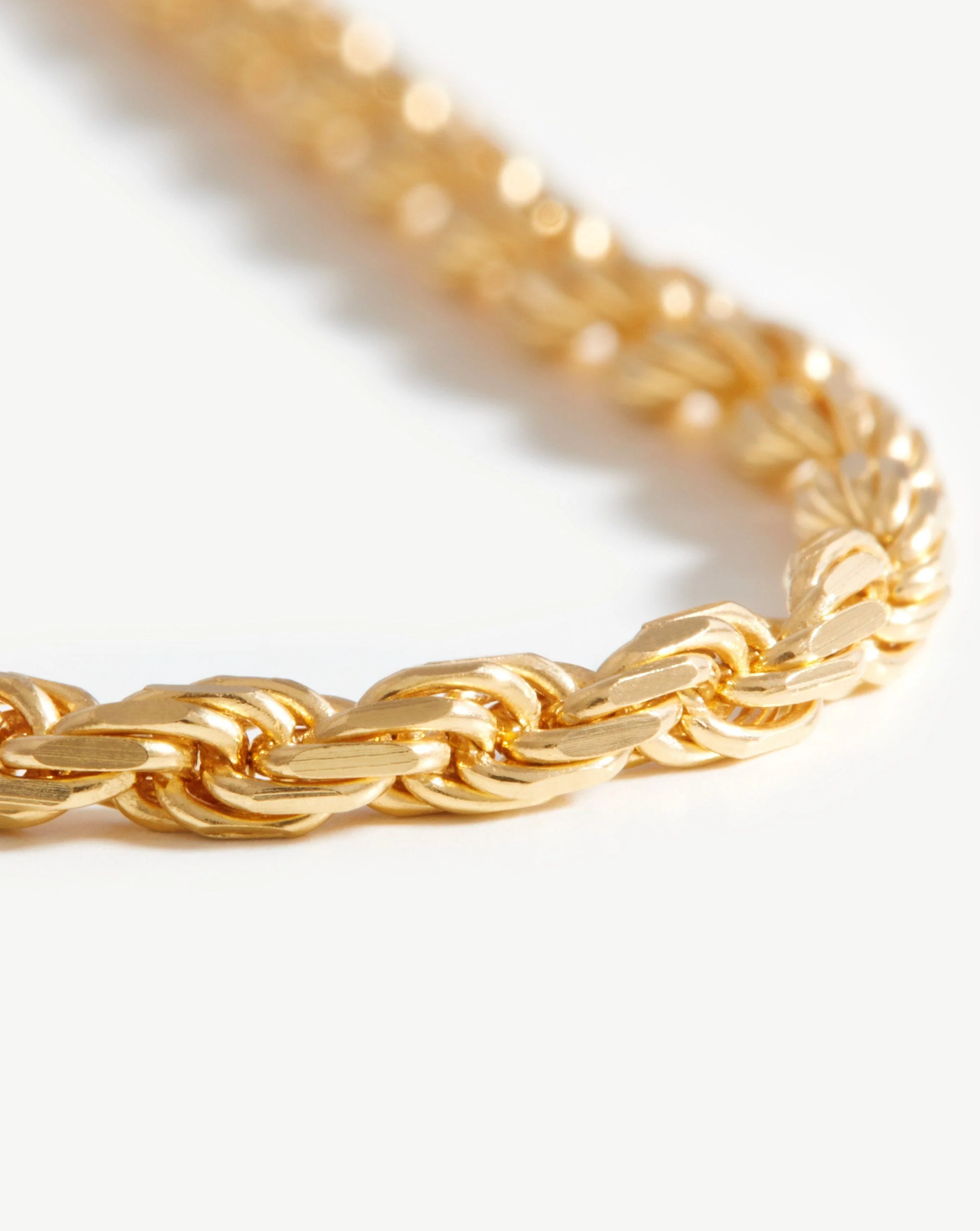 Medium Rope Chain Necklace | 18ct Gold Vermeil - Image 4