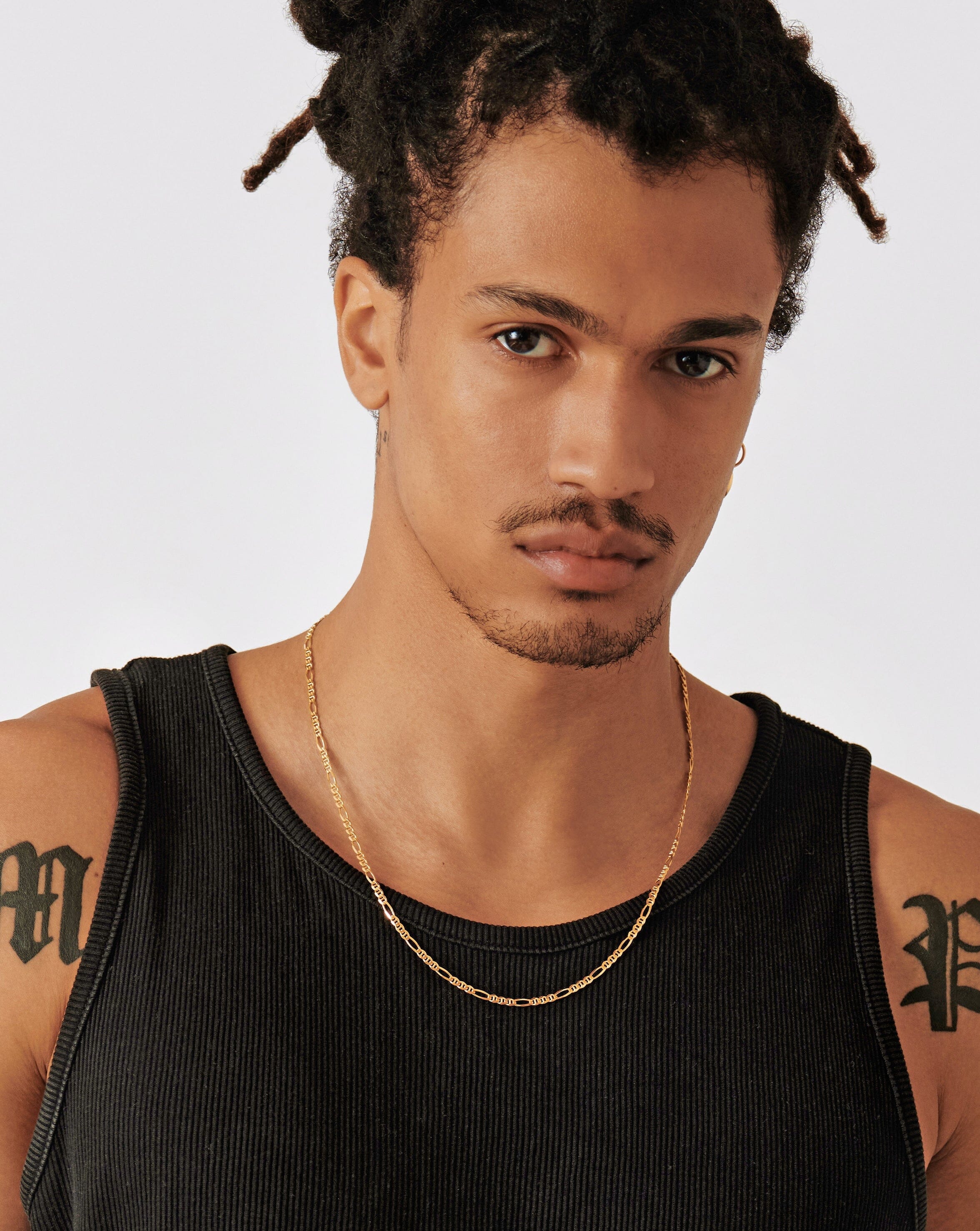 Mens Filia Curb Chain Necklace - Image 2