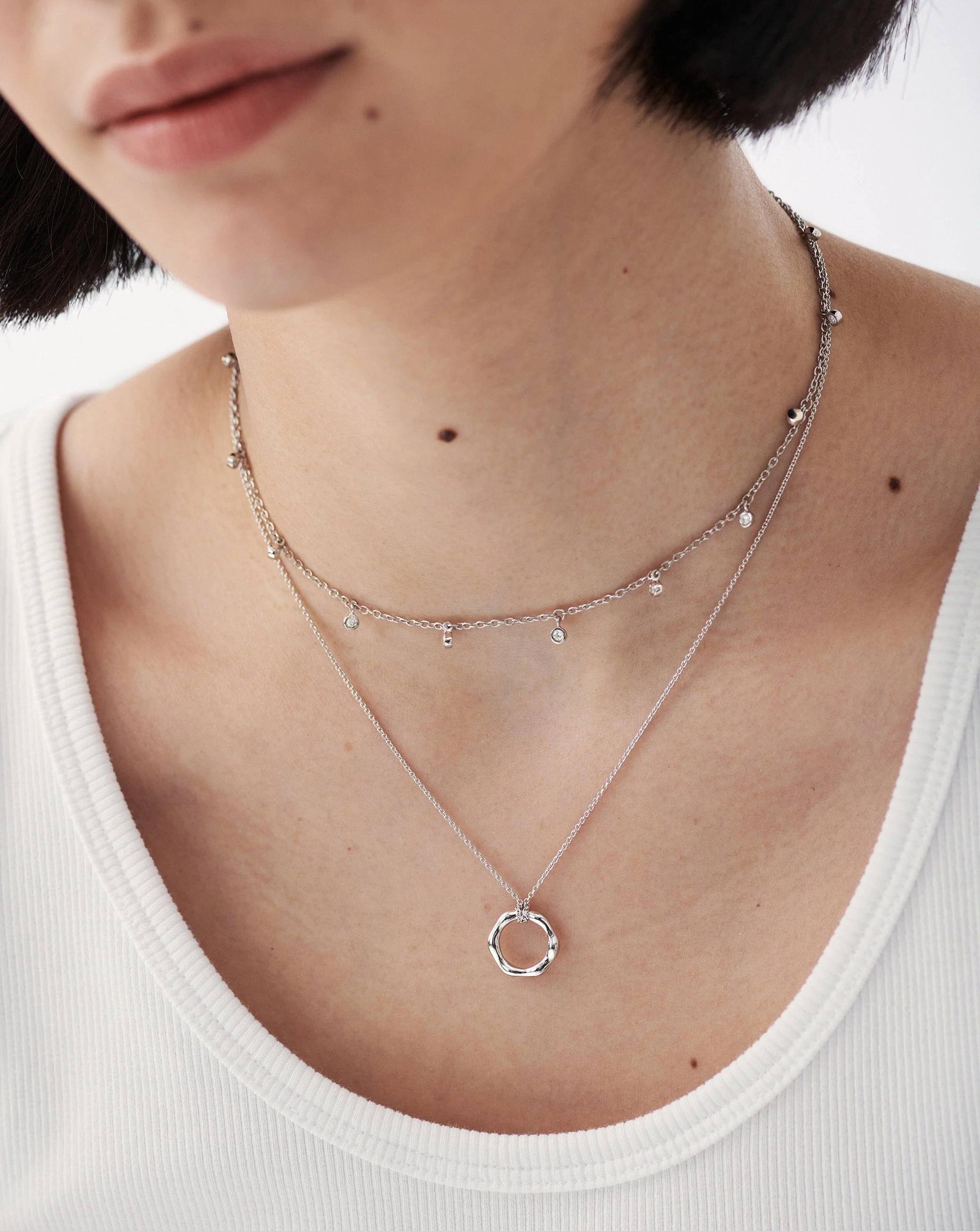 Mini Molten Pendant Necklace - Image 3