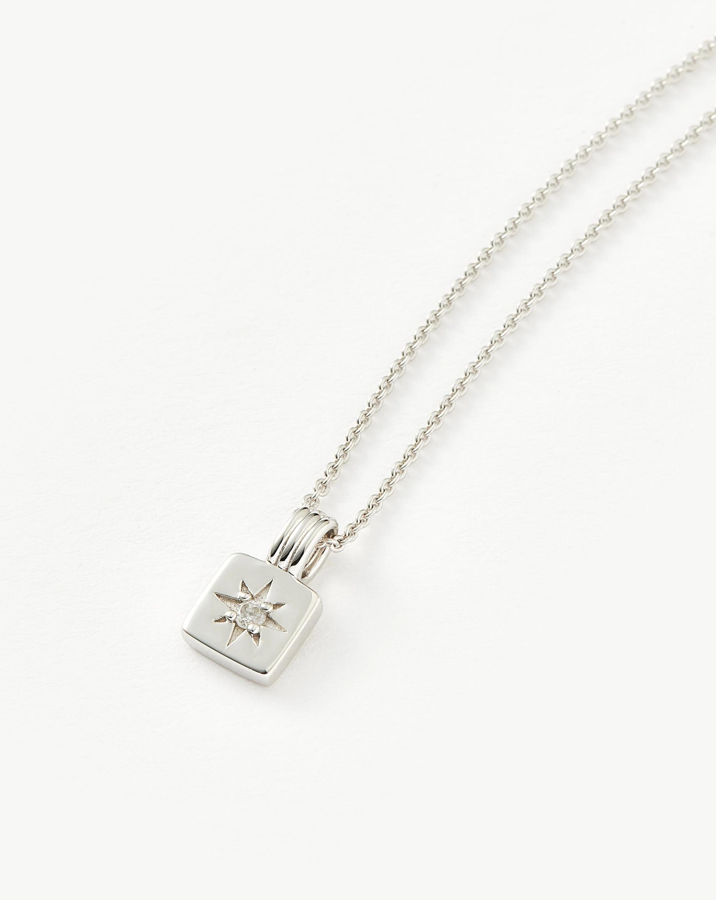 Mini Star Ridge Pendant Necklace | Sterling Silver - Image 4