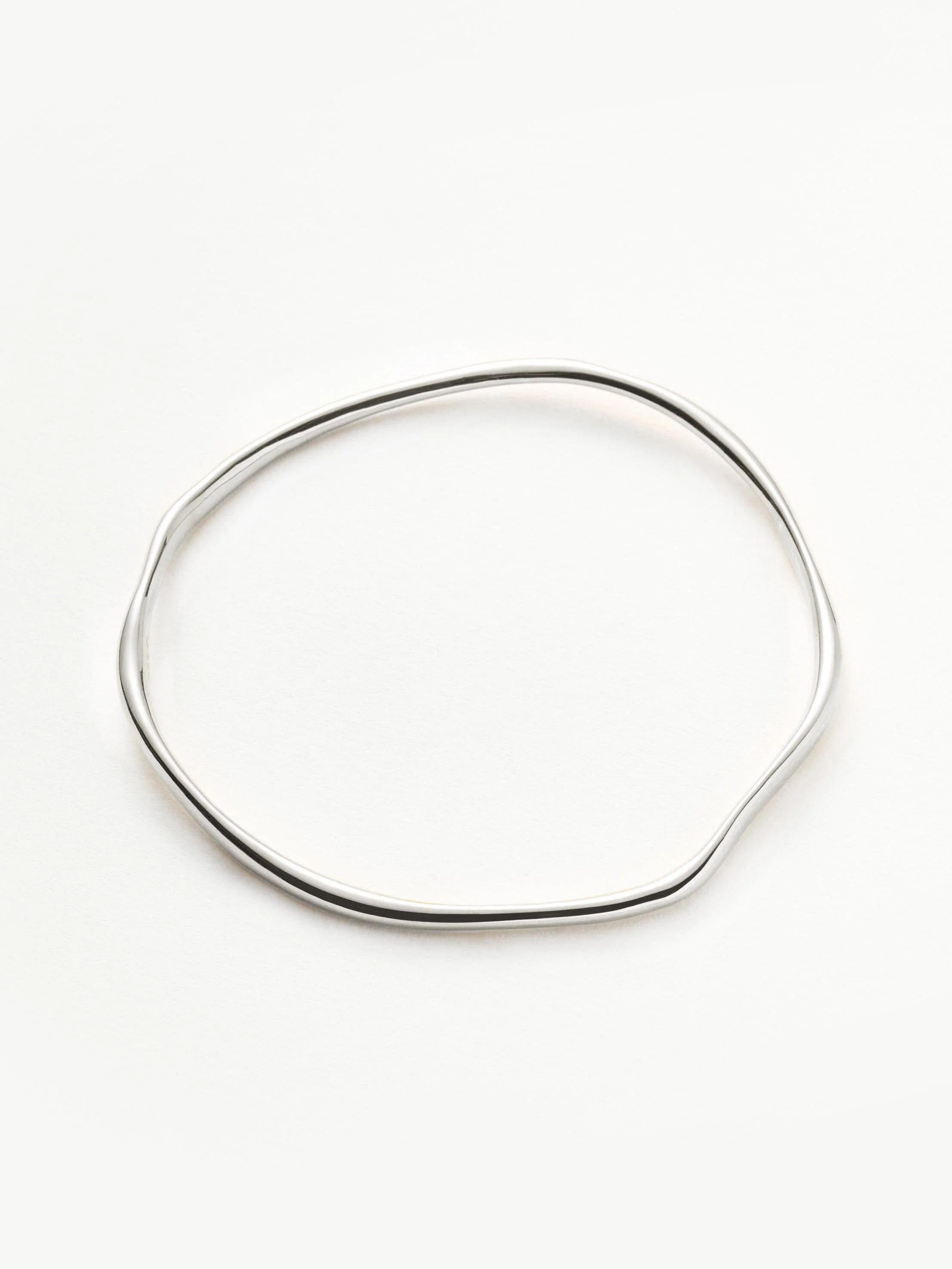 Molten Ripple Bangle | Sterling Silver - Image 4
