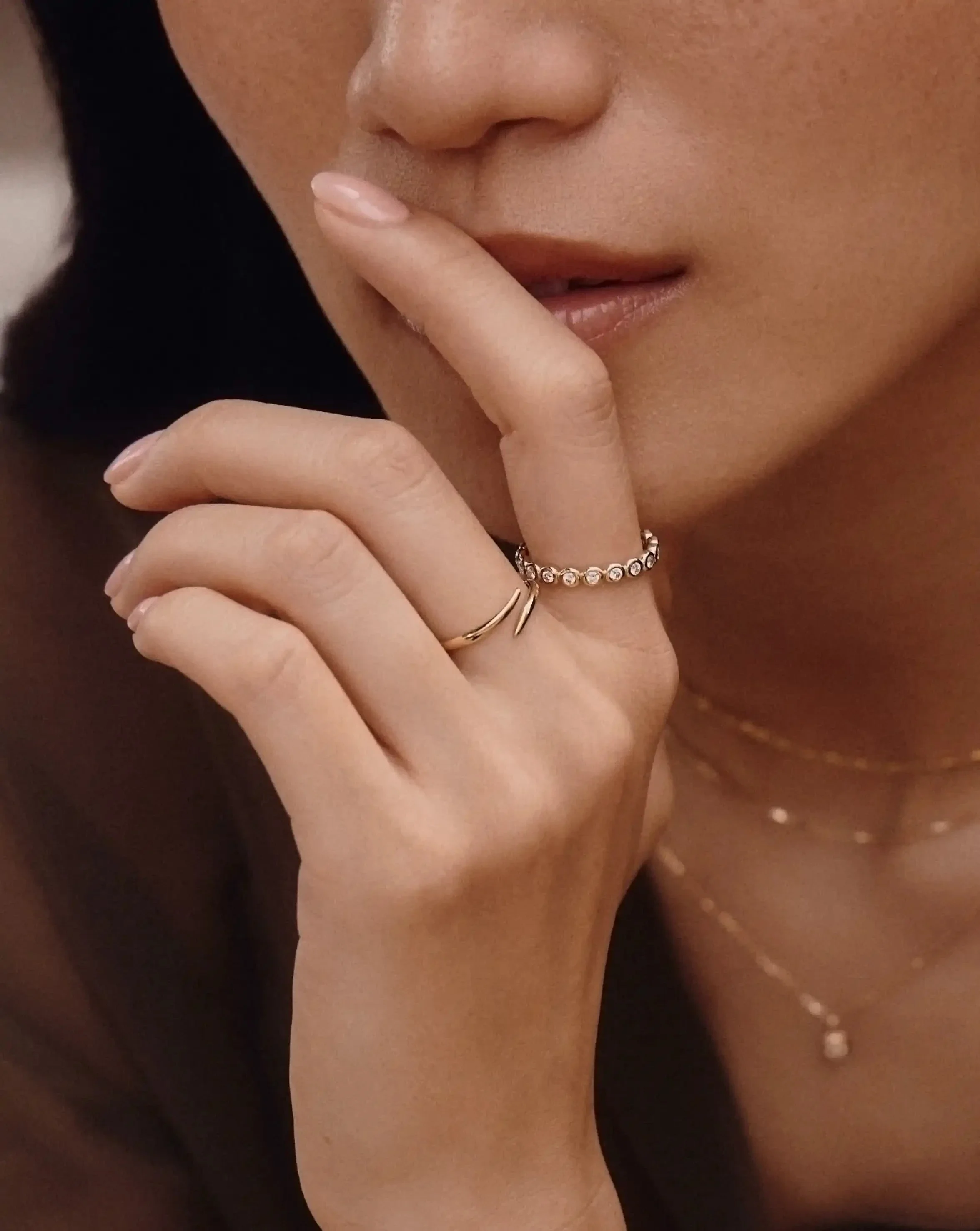 Solid Gold Open Claw Ring | 14ct Solid Gold - Image 2