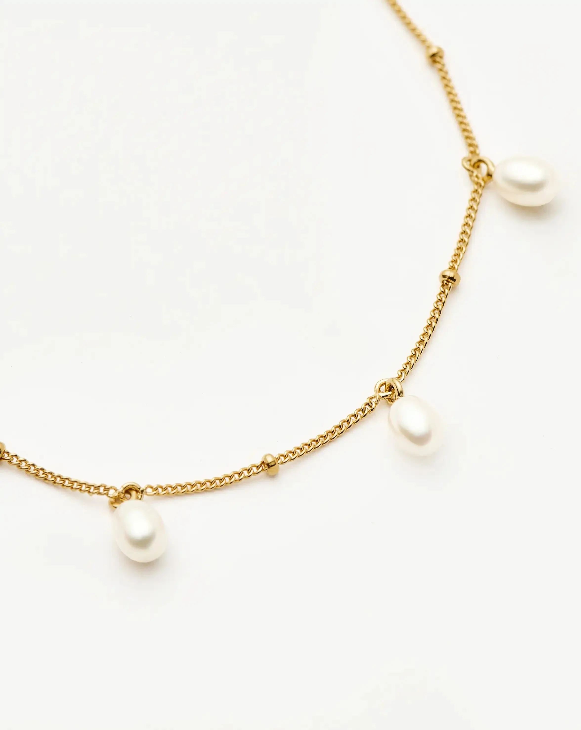 Pearl Baya Baroque Chain Bracelet | 18ct Gold Vermeil/Pearl - Image 4