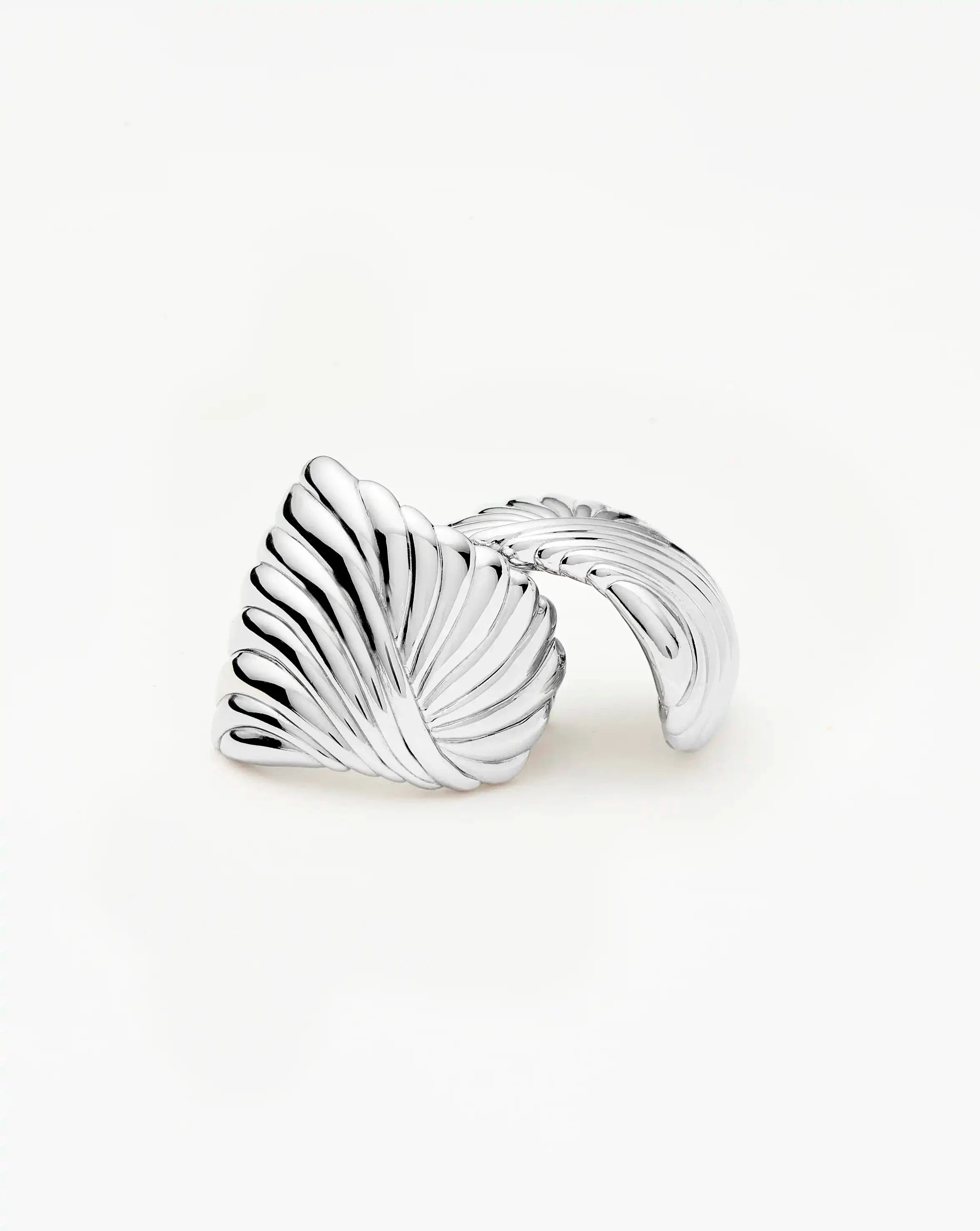 Ripple Oversized Stud Earrings - Image 6