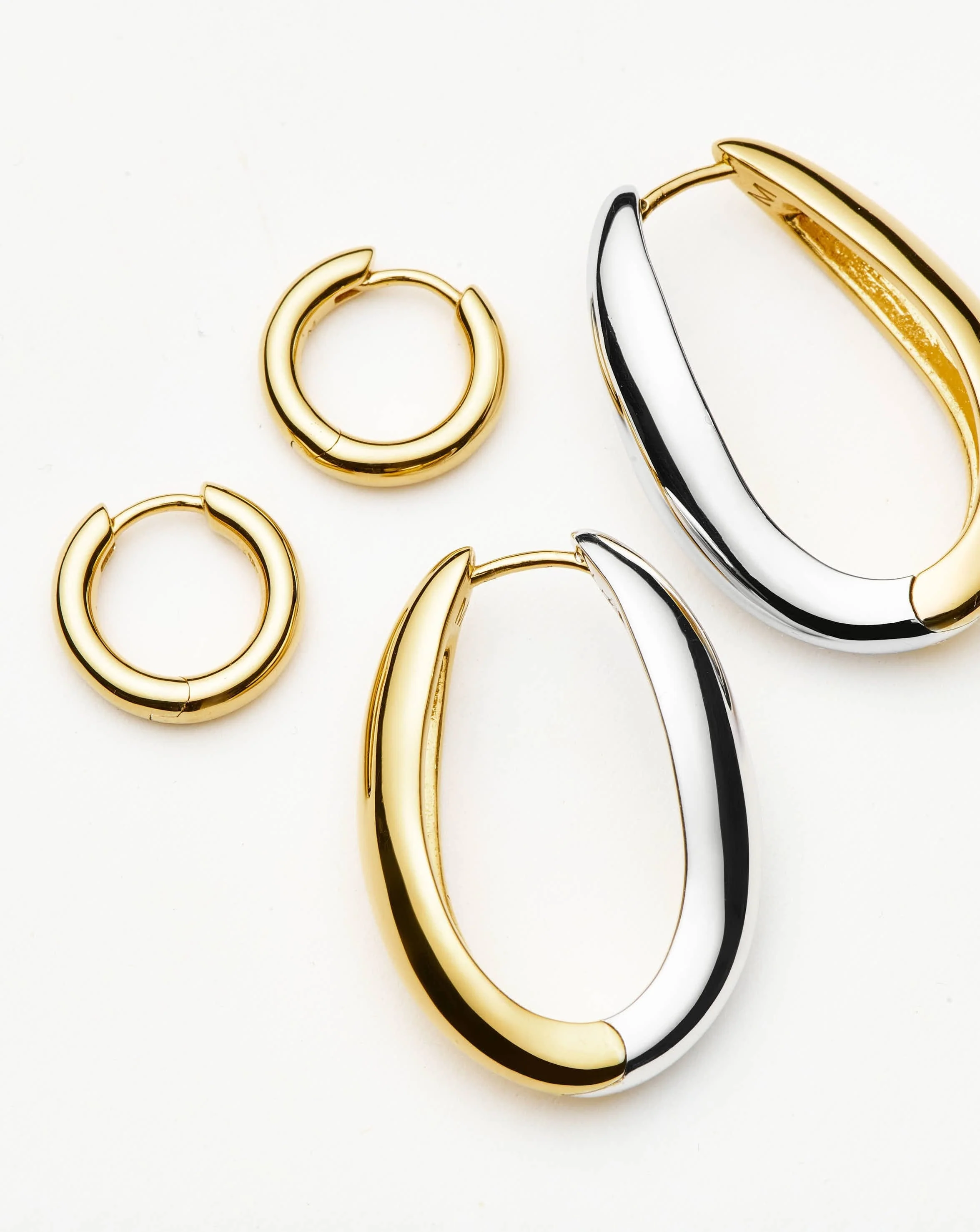 Savi Signature Hoop Set | Gold/Mixed Metal - Image 3