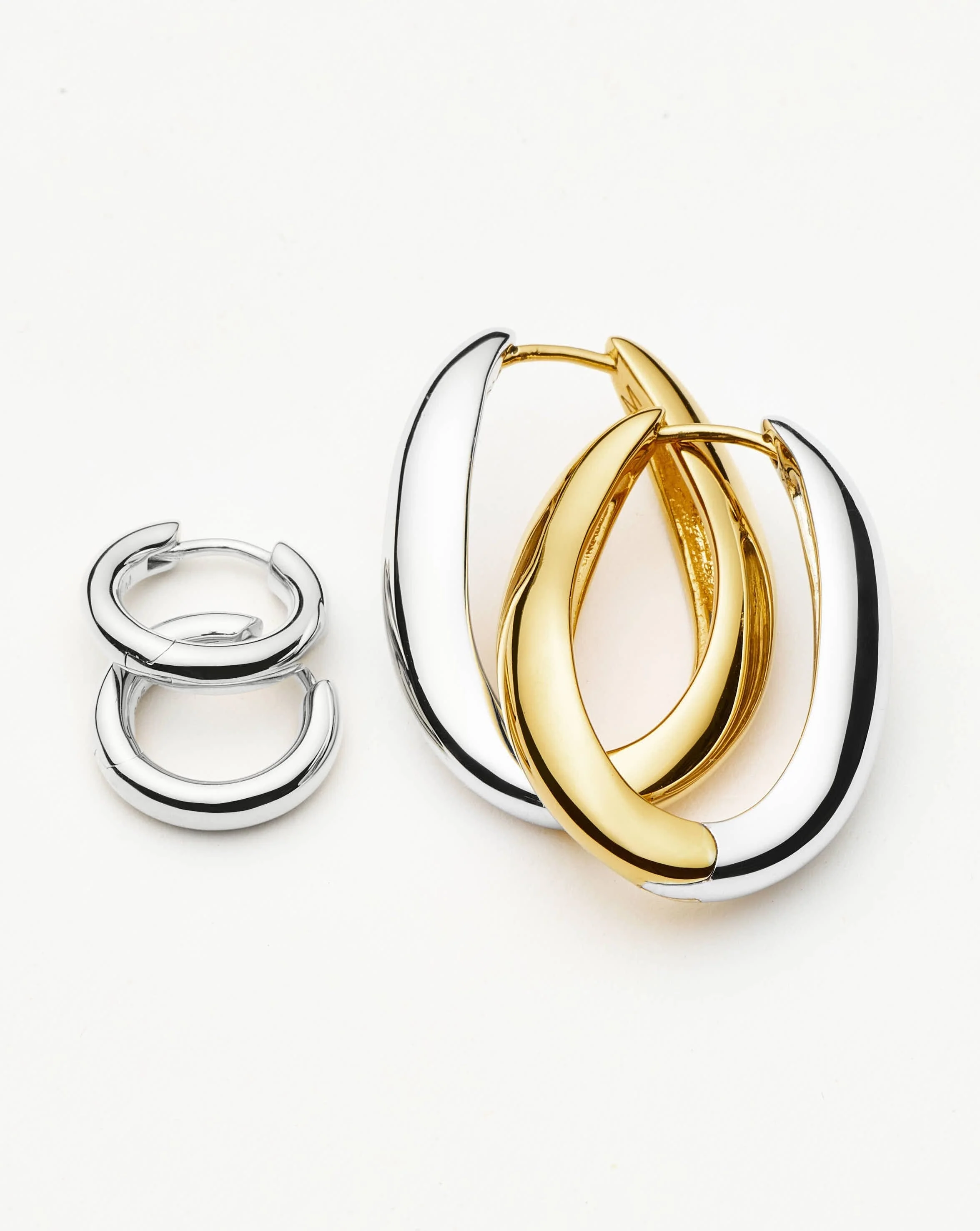 Savi Signature Hoop Set | Silver/Mixed Metal - Image 4